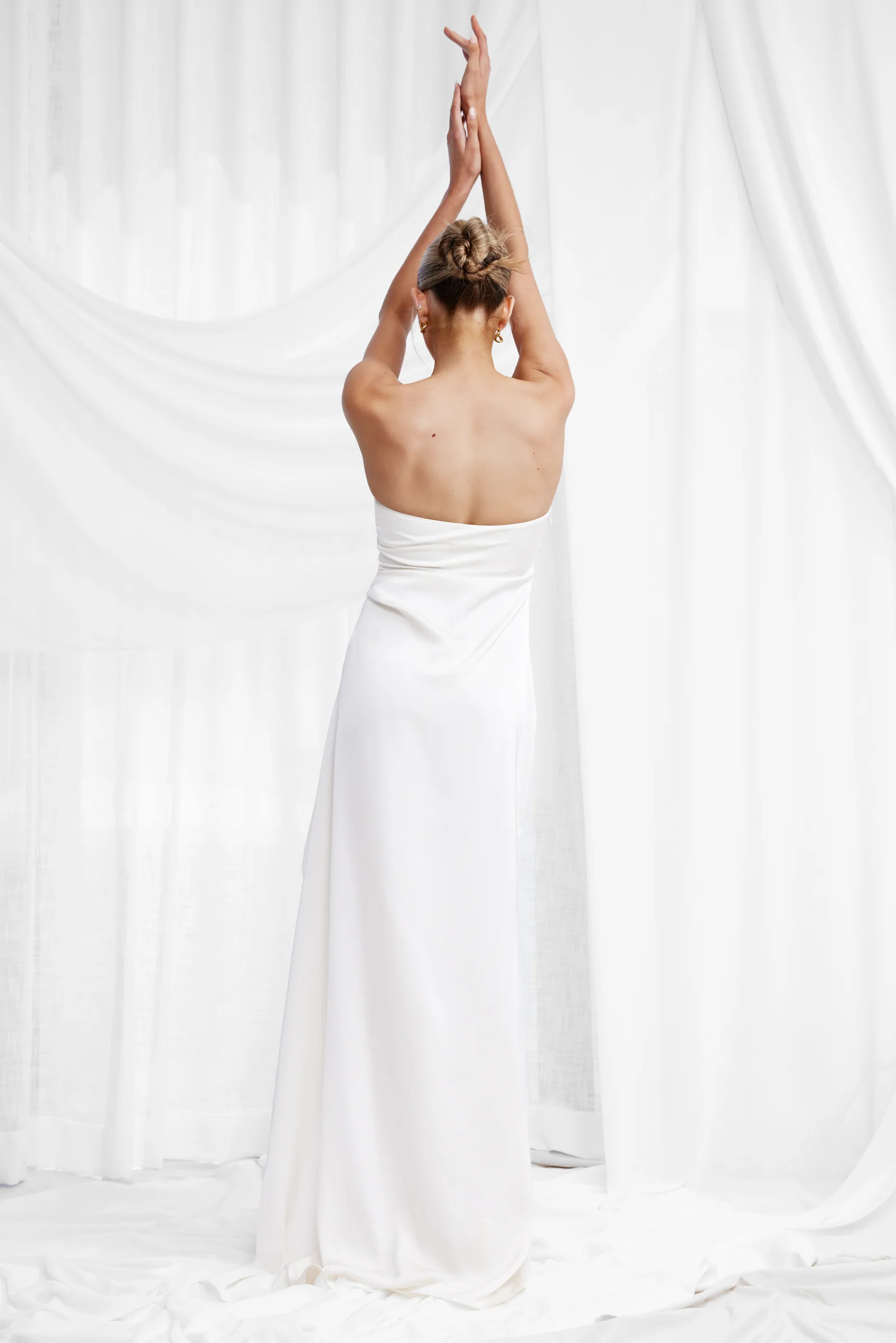 Alzira Dress - Oyster - Image 4
