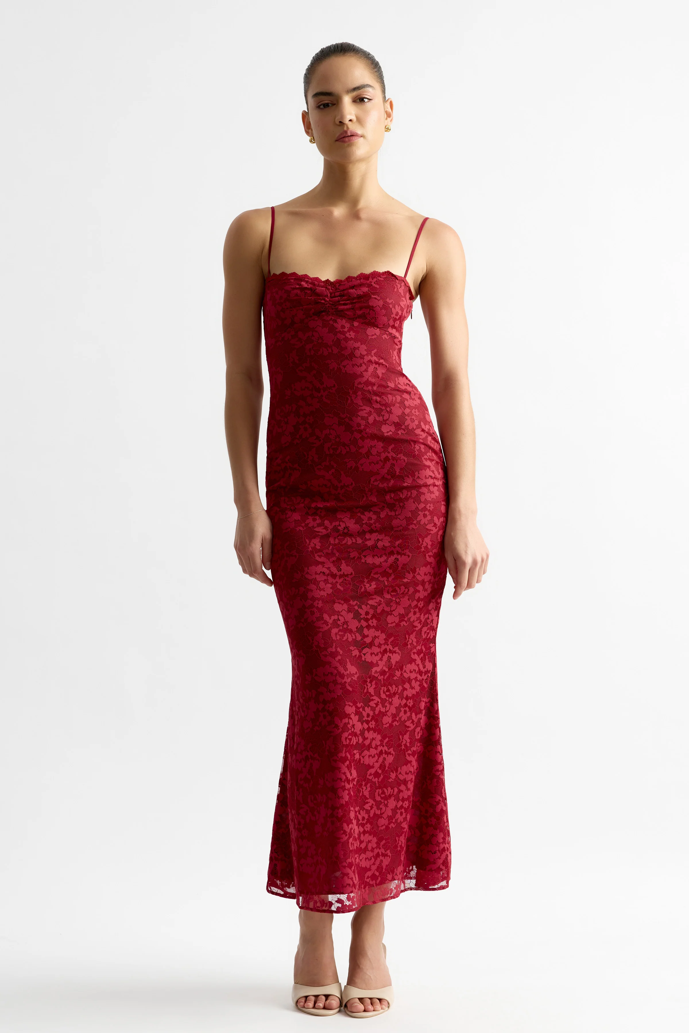 Annie Dress - Wine - Image 4