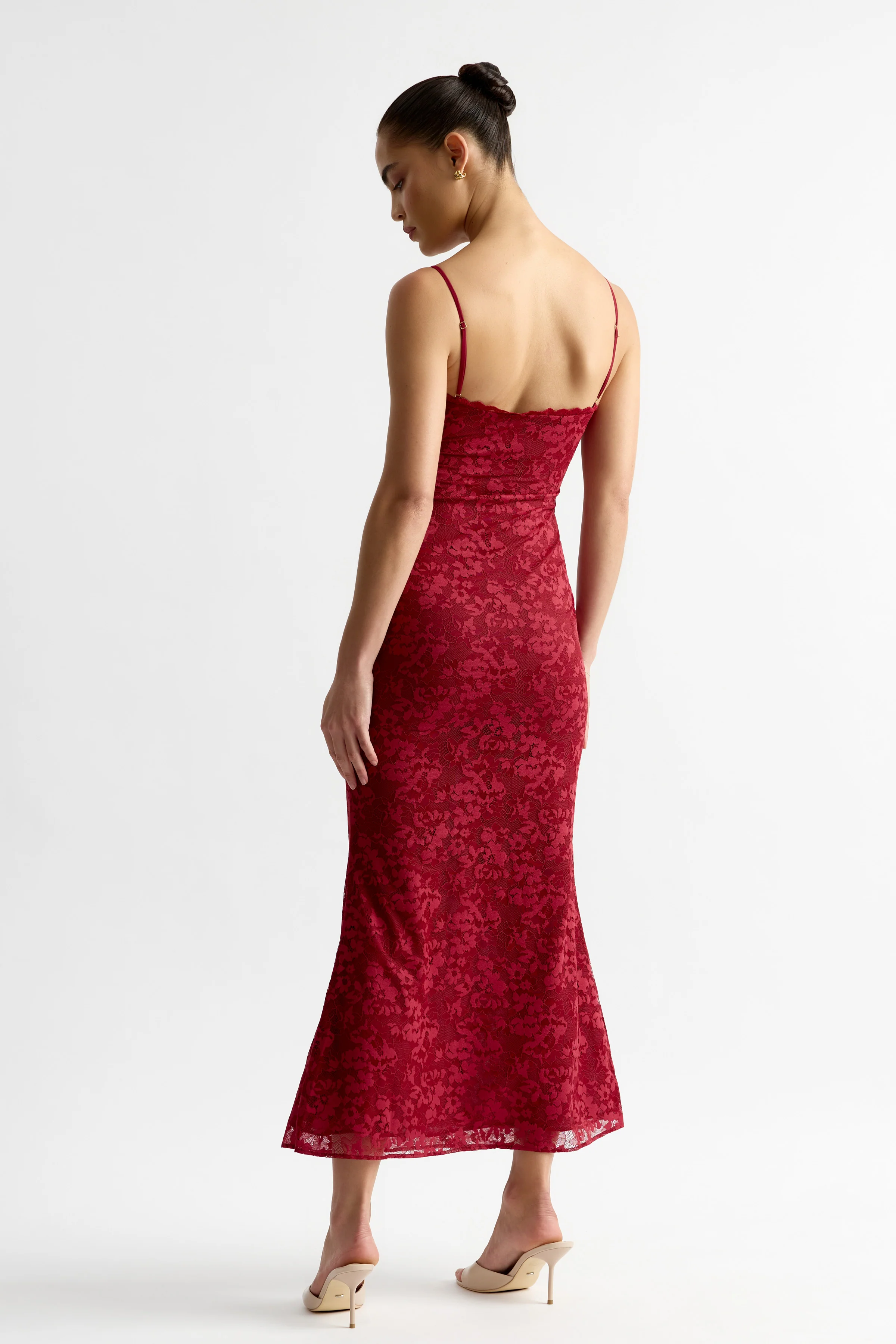 Annie Dress - Wine - Image 5