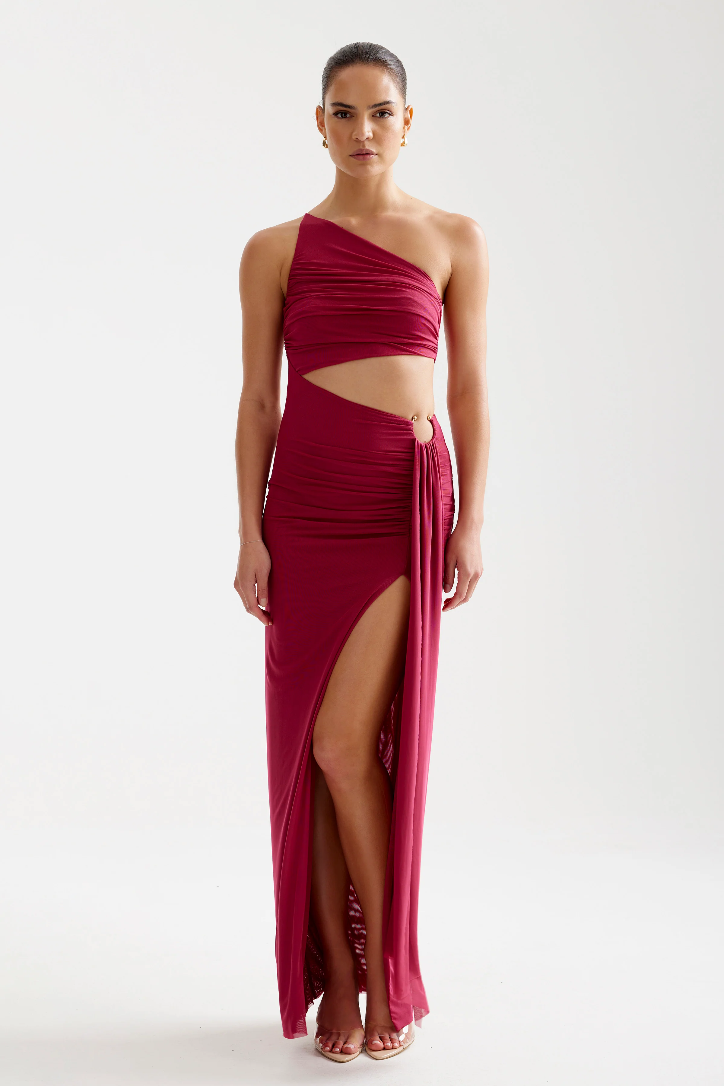 Asha Dress - Wine - Image 4