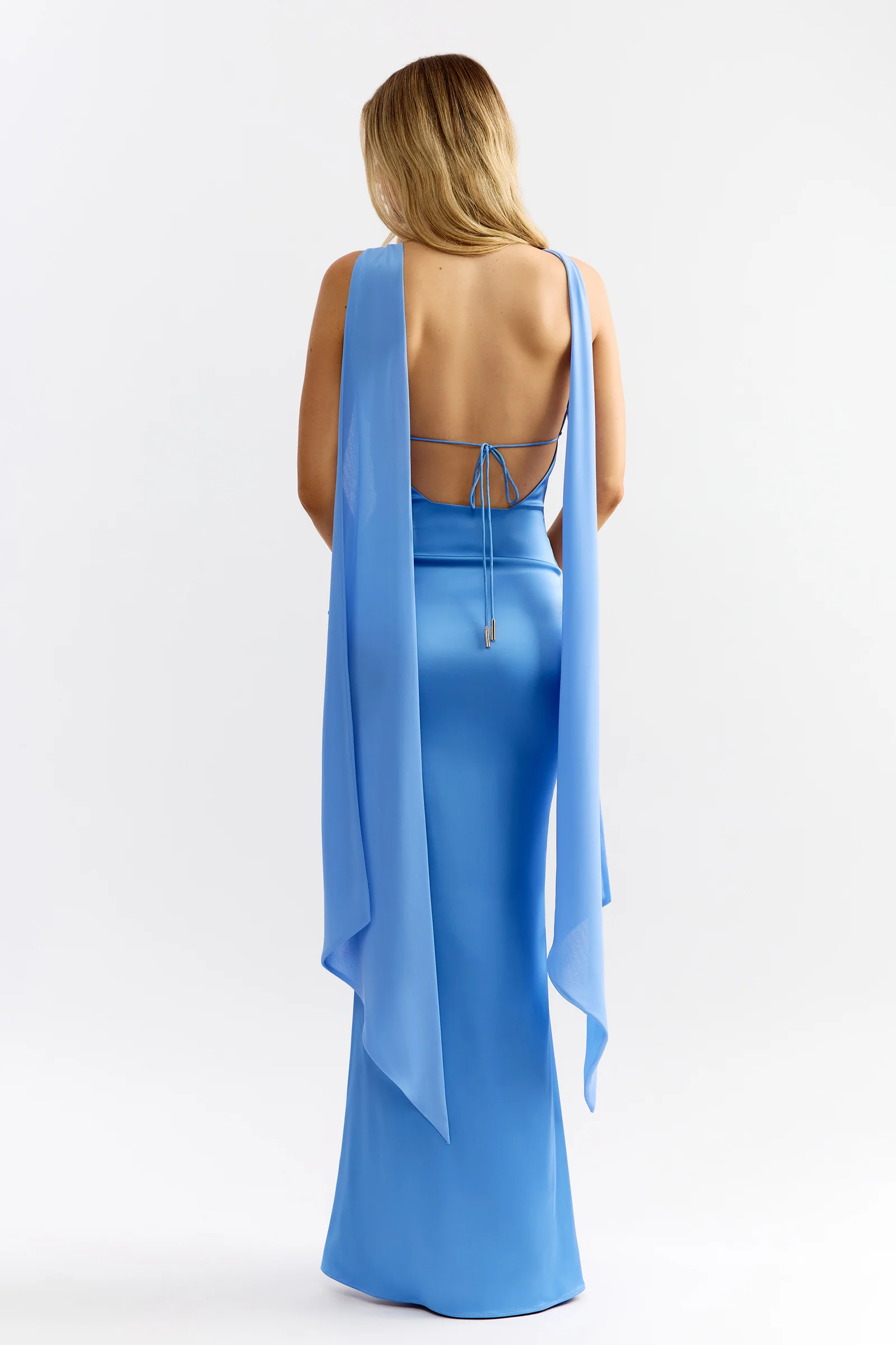Audrey Dress - Ocean Blue - Image 2