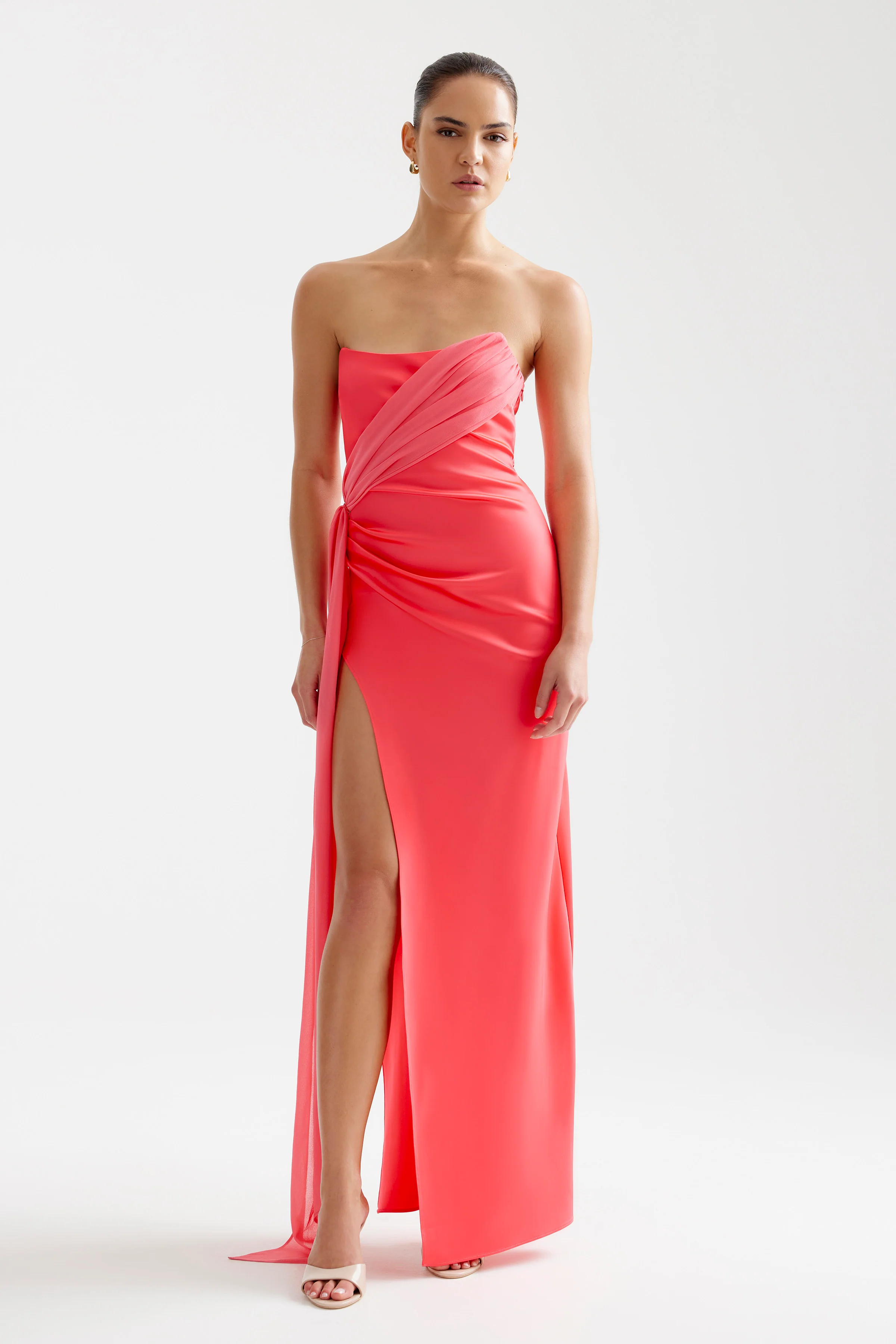 Aura Dress - Cranberry - Image 4