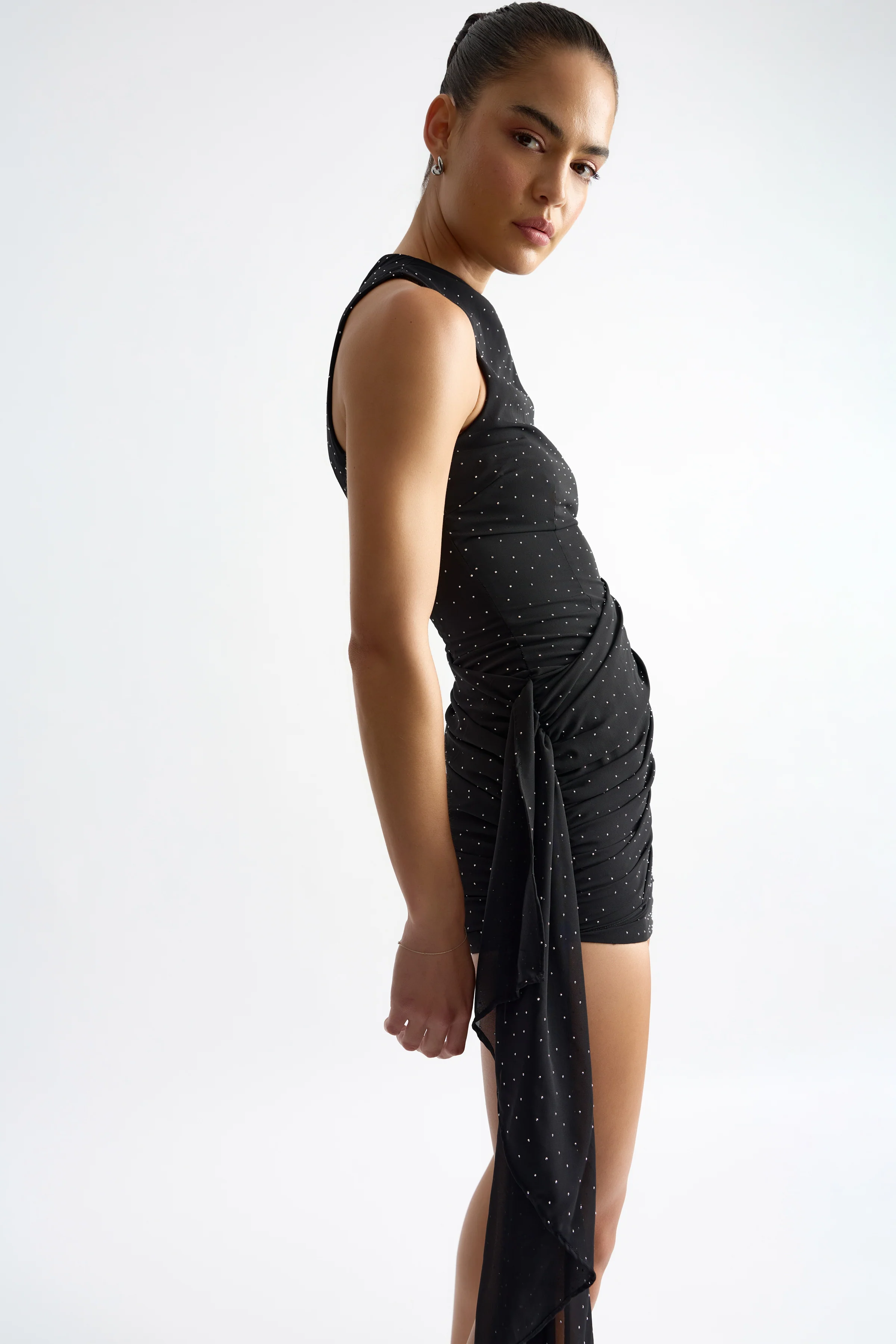 Avril Dress - Black - Image 4