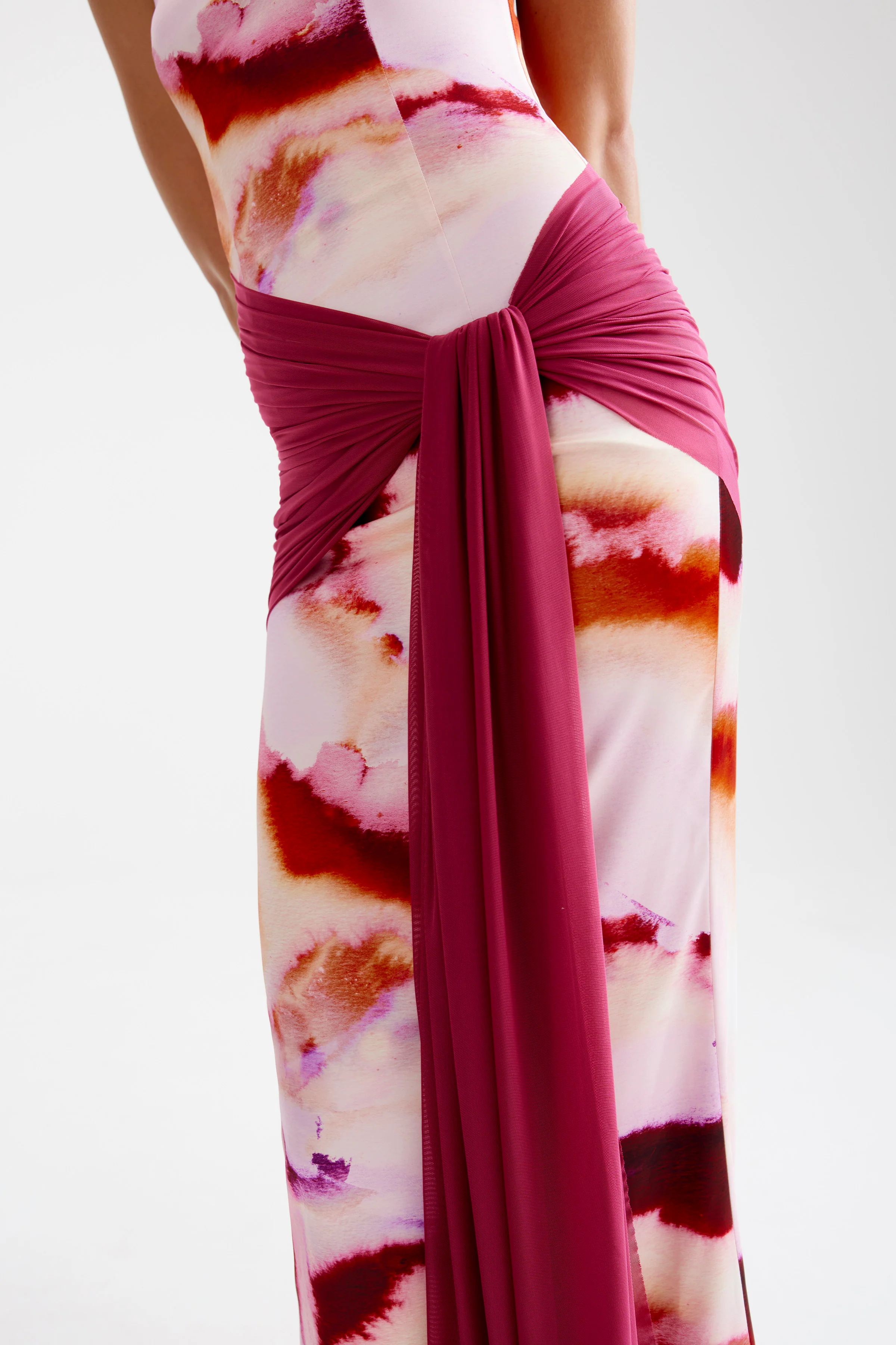 Ayla Dress - Pink Mineral Print - Image 4
