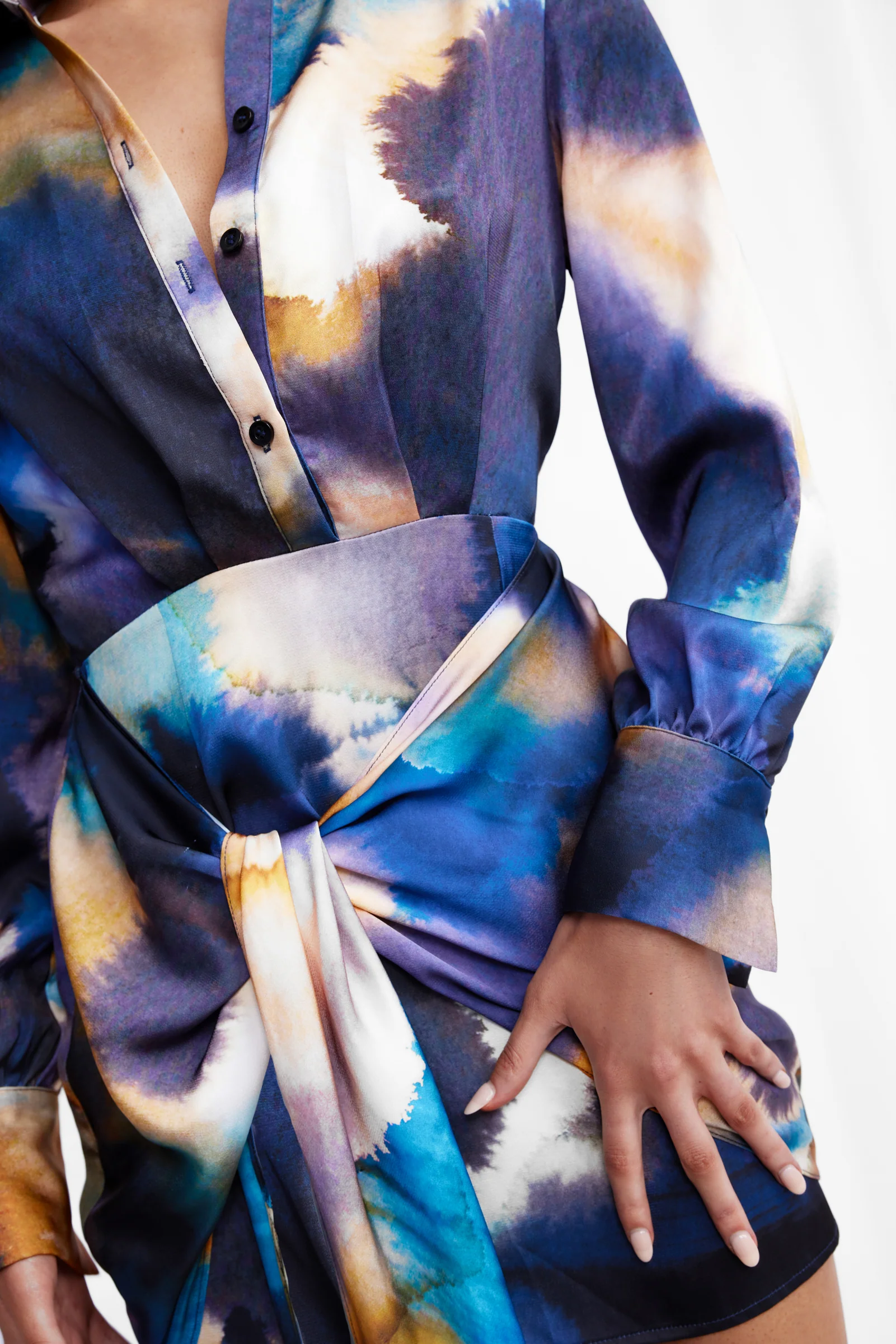 Carolina  Shirt Dress - Print - Image 2
