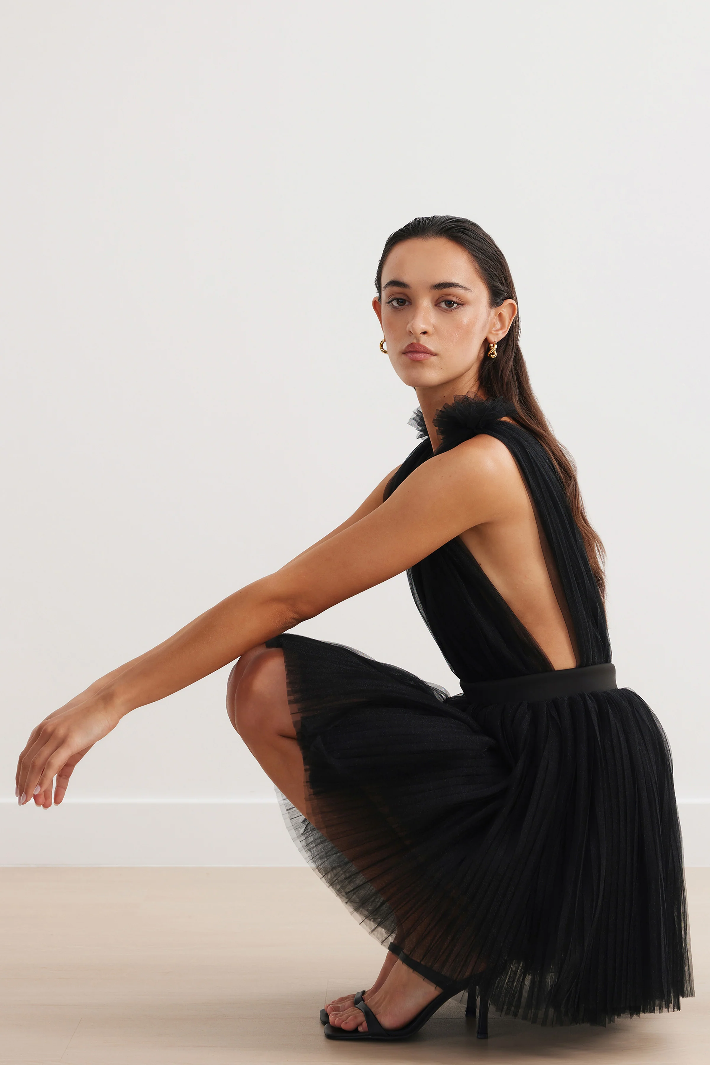 Charlize Dress - Black - Image 5
