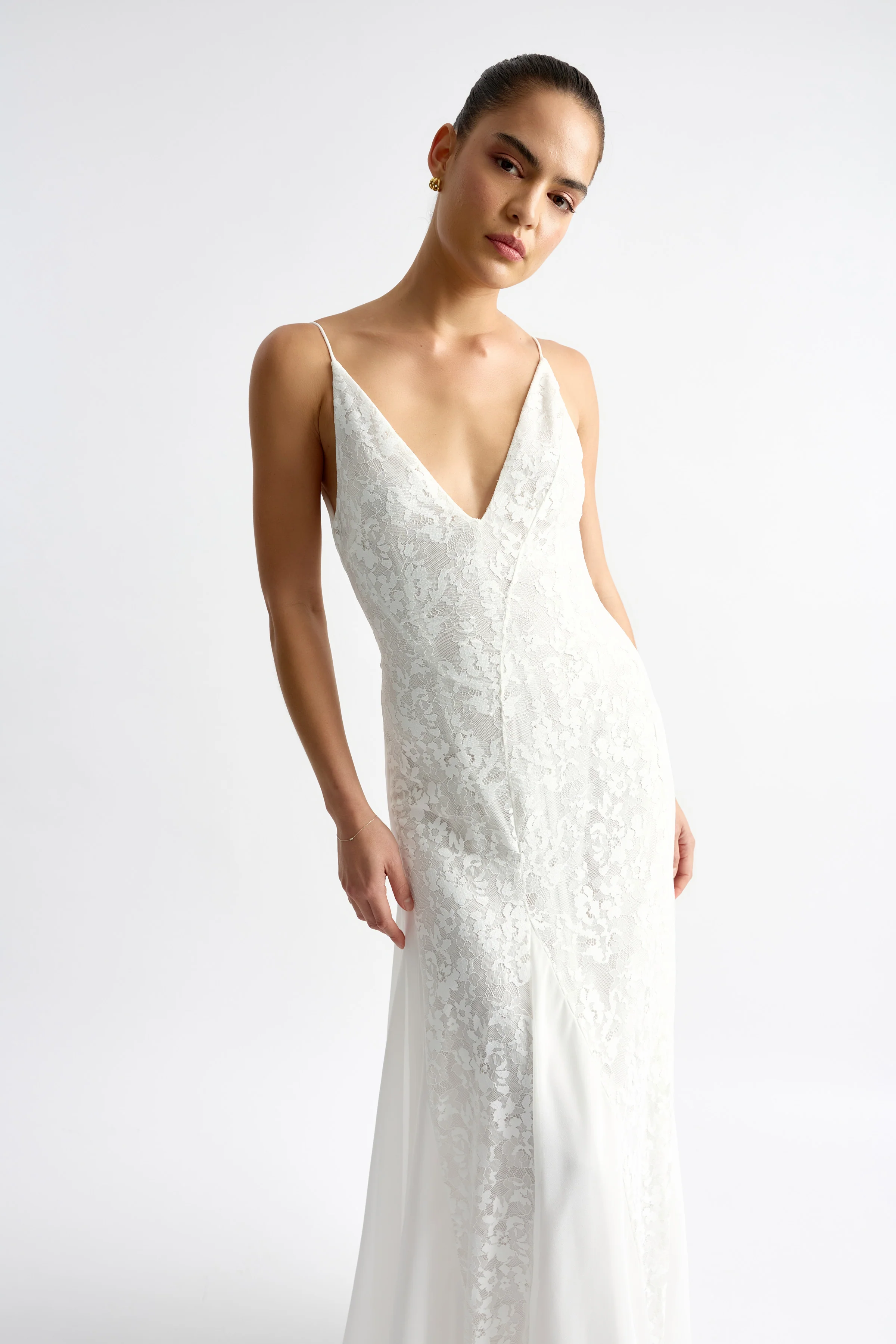 Corina Dress - White - Image 5