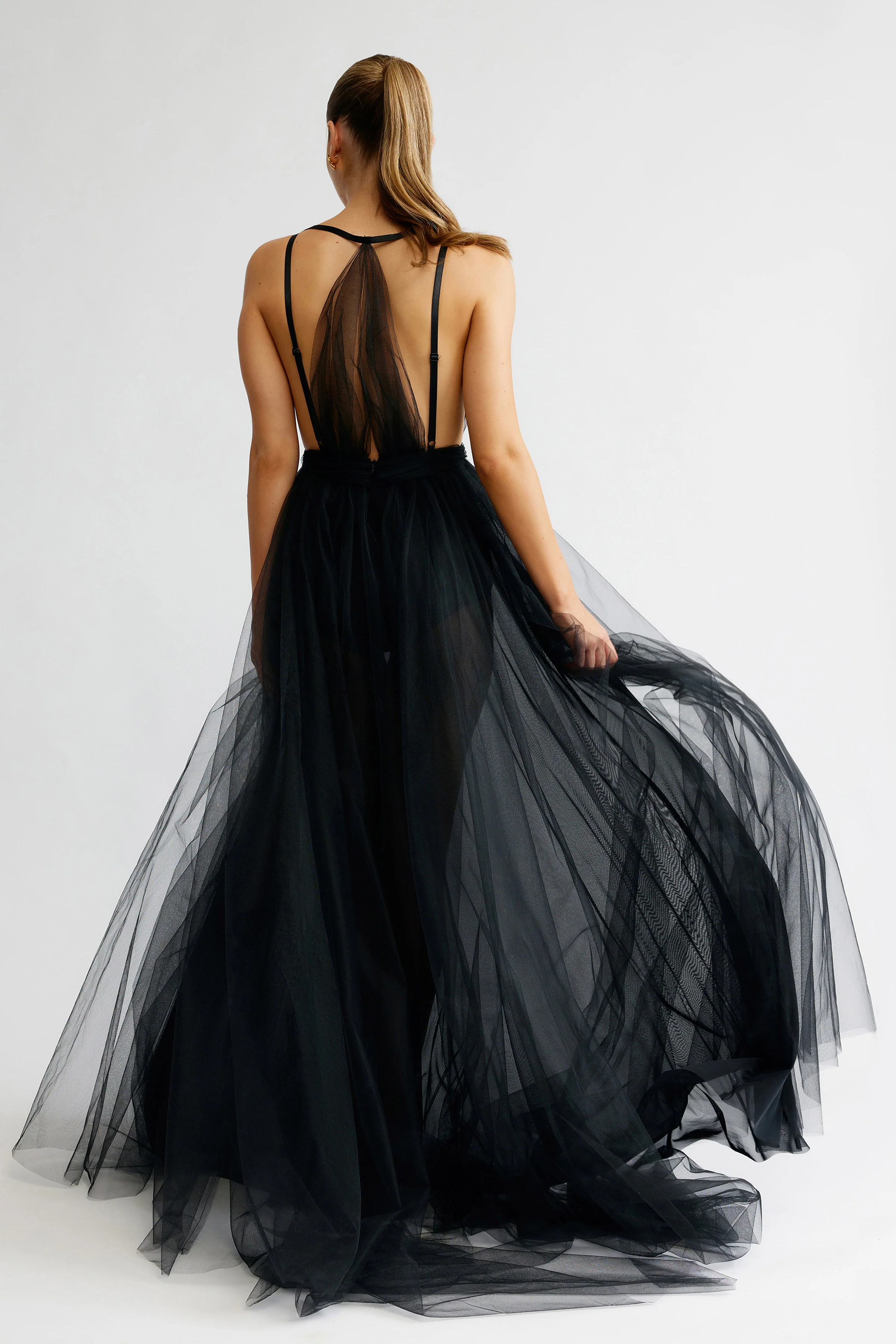 Cynthia Dress - Black - Image 7