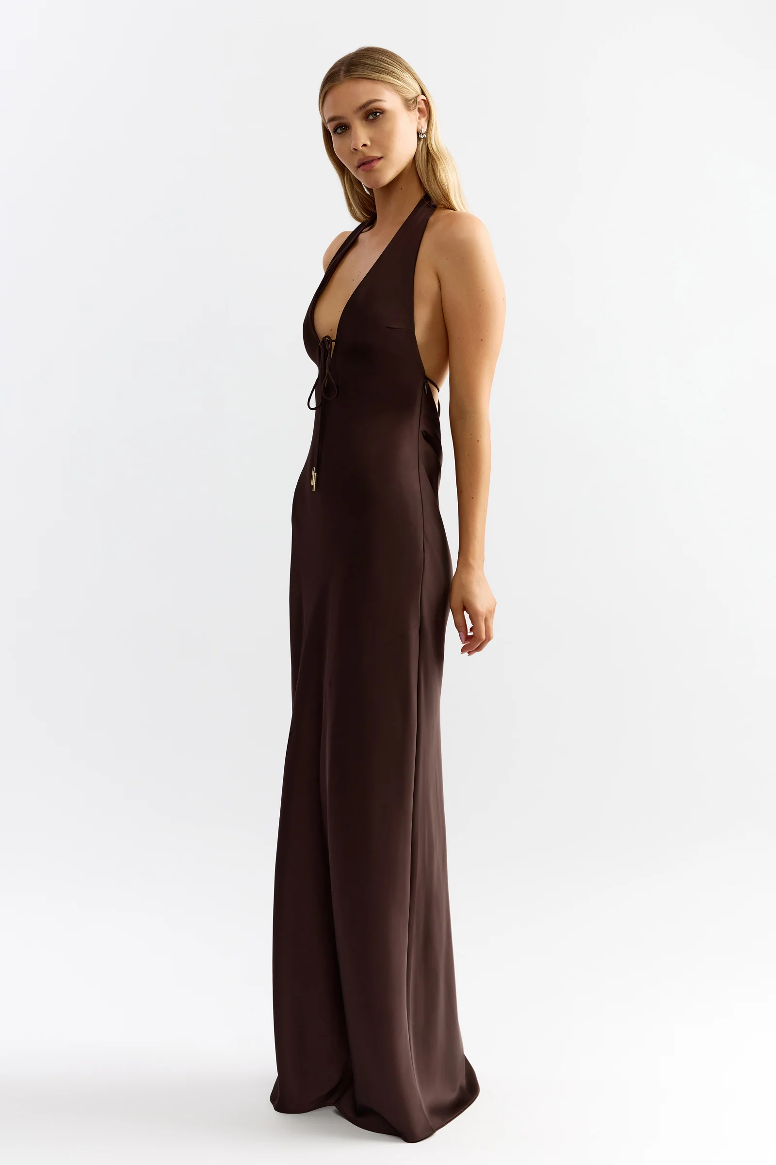 Diaz Dress - Chocolate - Image 4