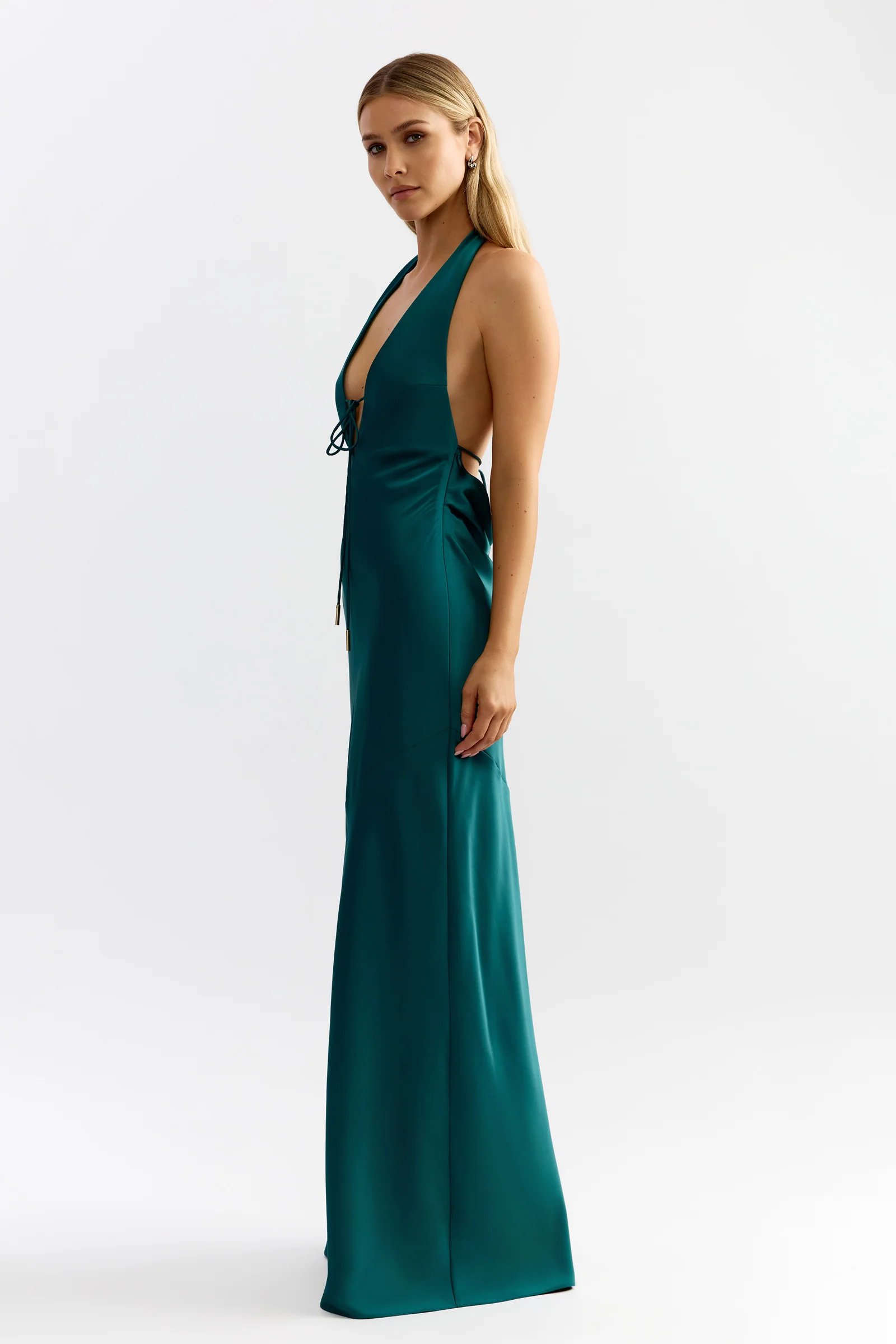 Diaz Dress - Emerald - Image 3