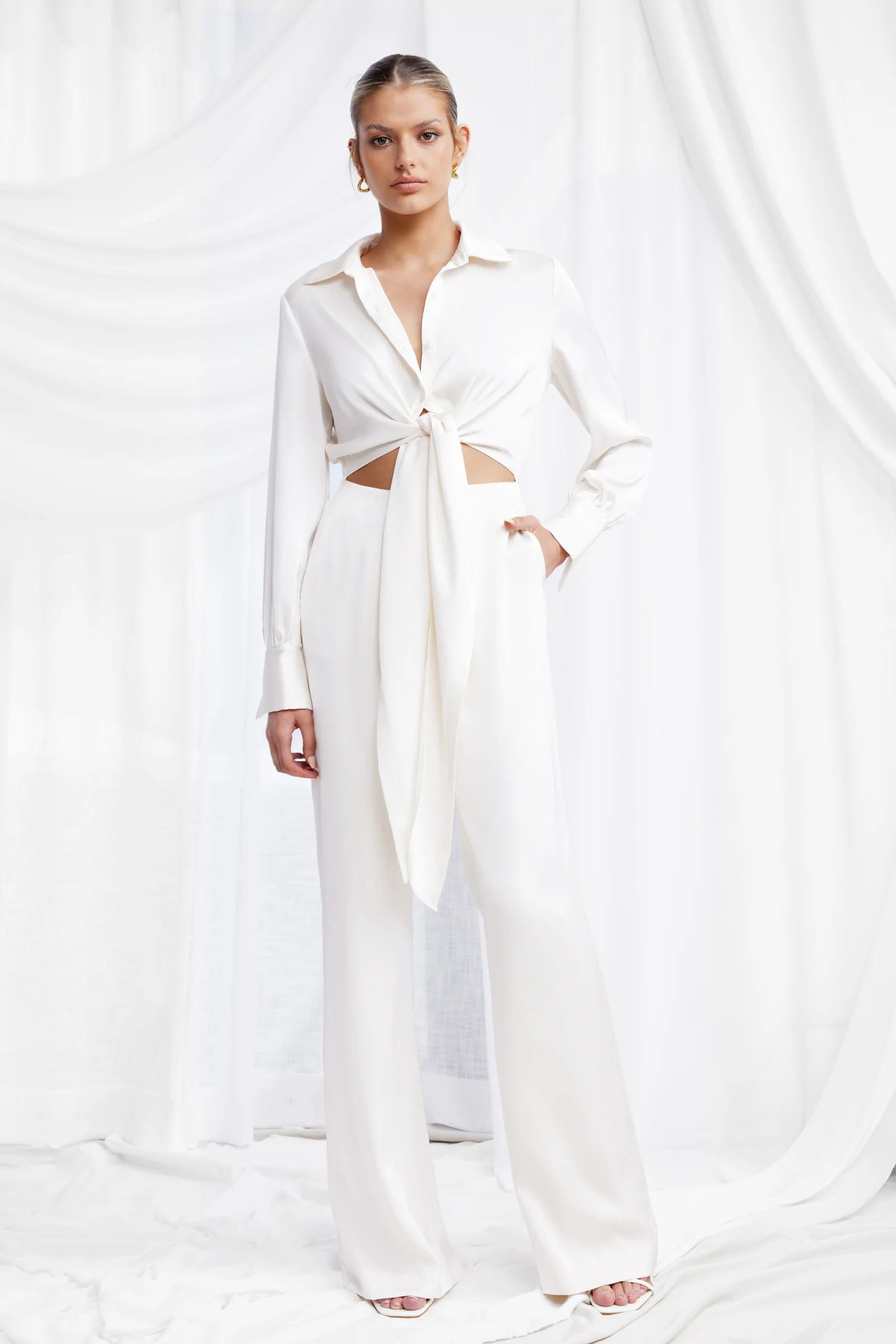 Elias  Jumpsuit - Oyster - Image 3