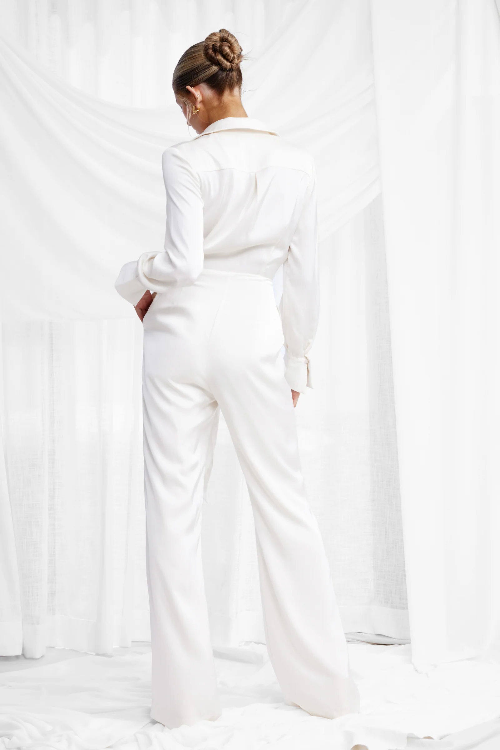 Elias  Jumpsuit - Oyster - Image 7