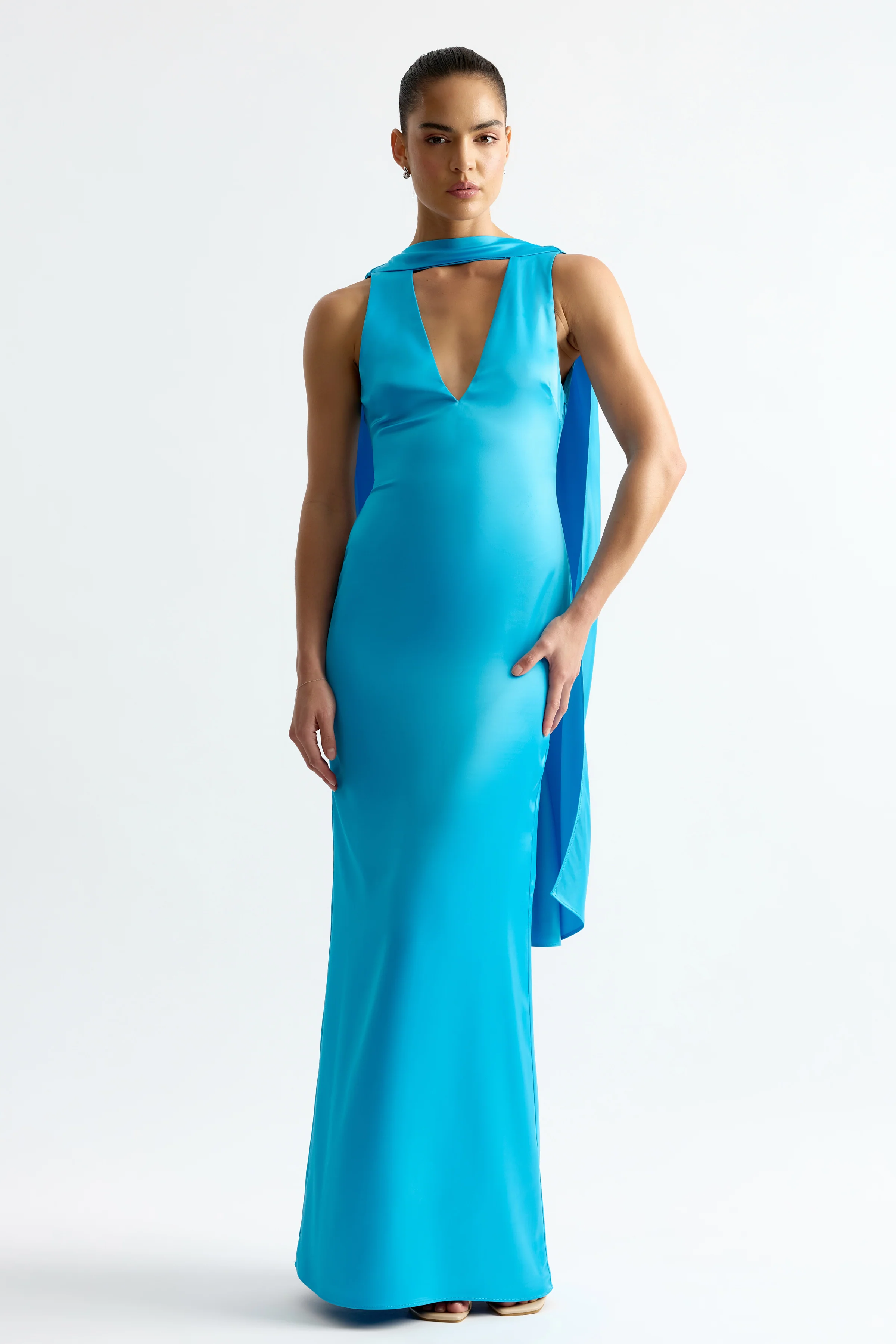 Eloise Dress - Capri Blue - Image 3