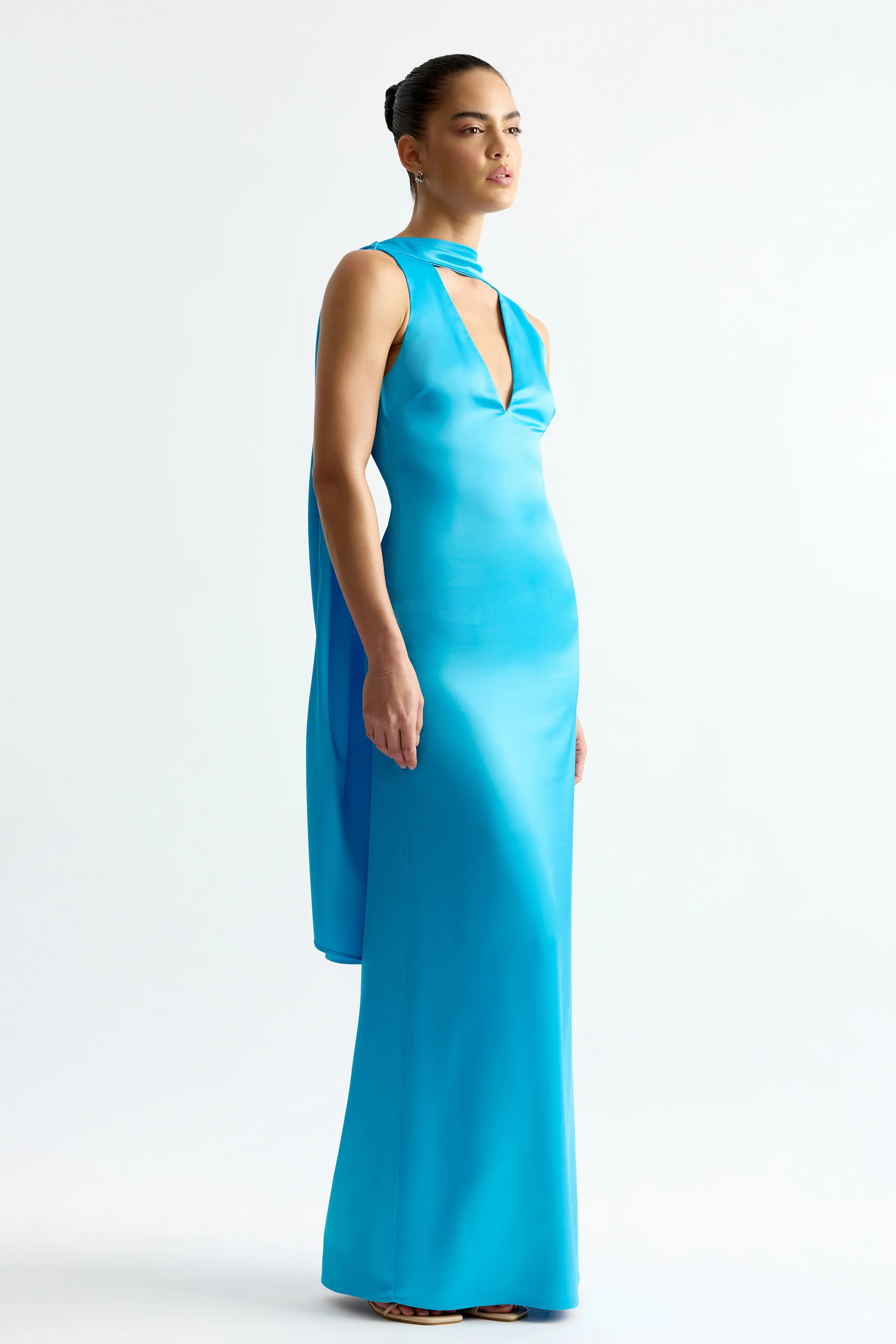 Eloise Dress - Capri Blue - Image 4