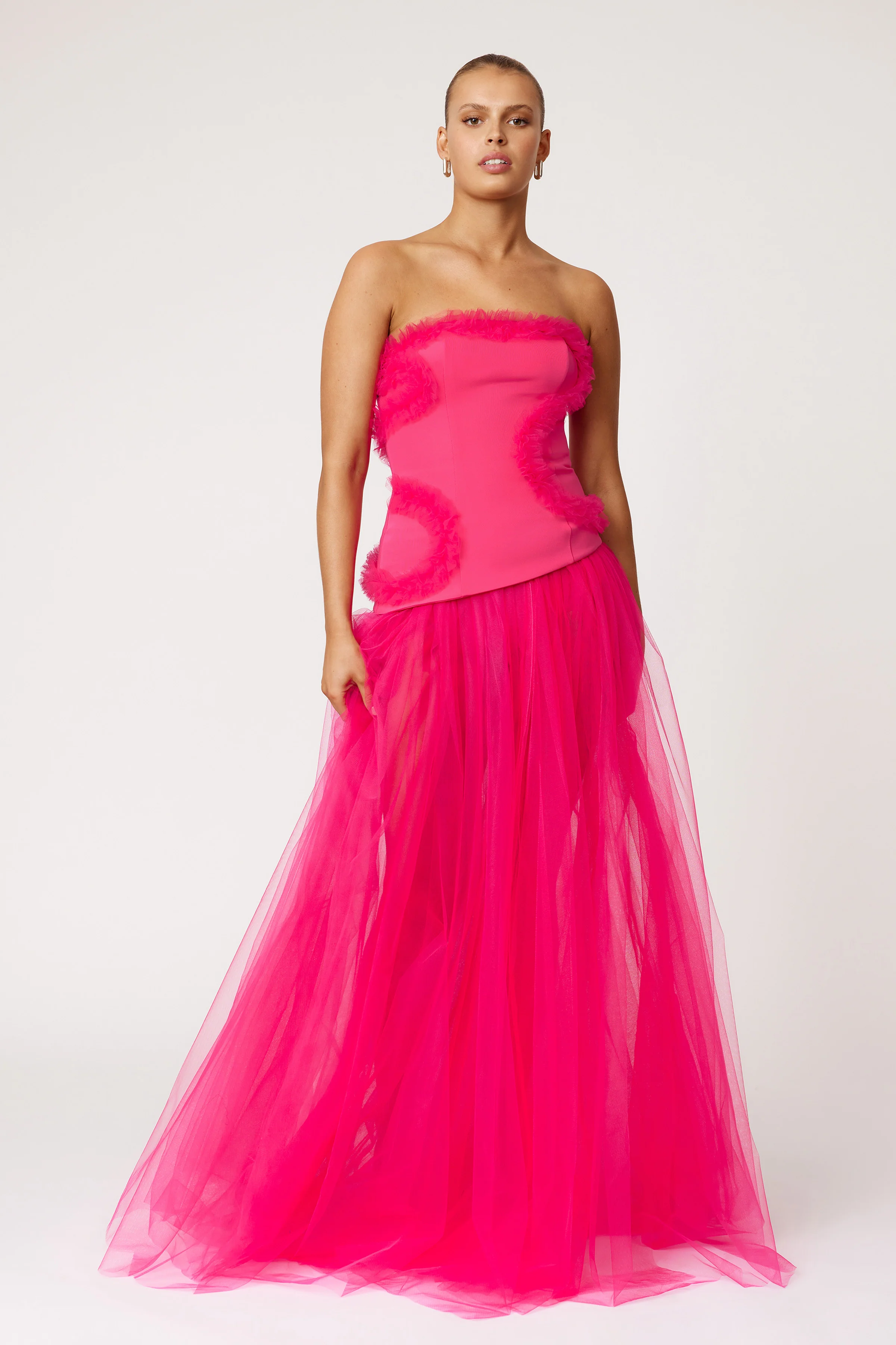 Emilie Dress - Raspberry - Image 4