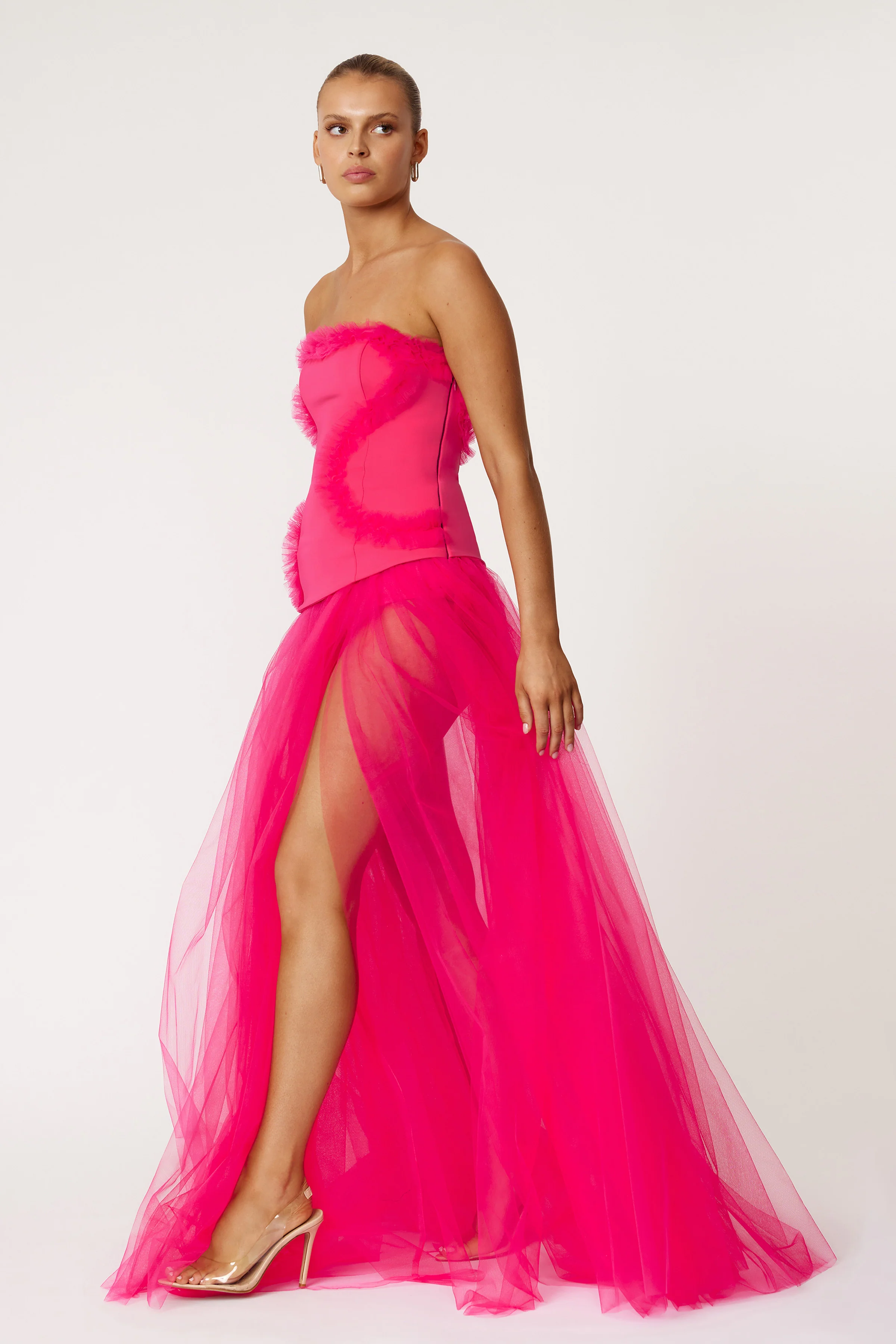 Emilie Dress - Raspberry - Image 5