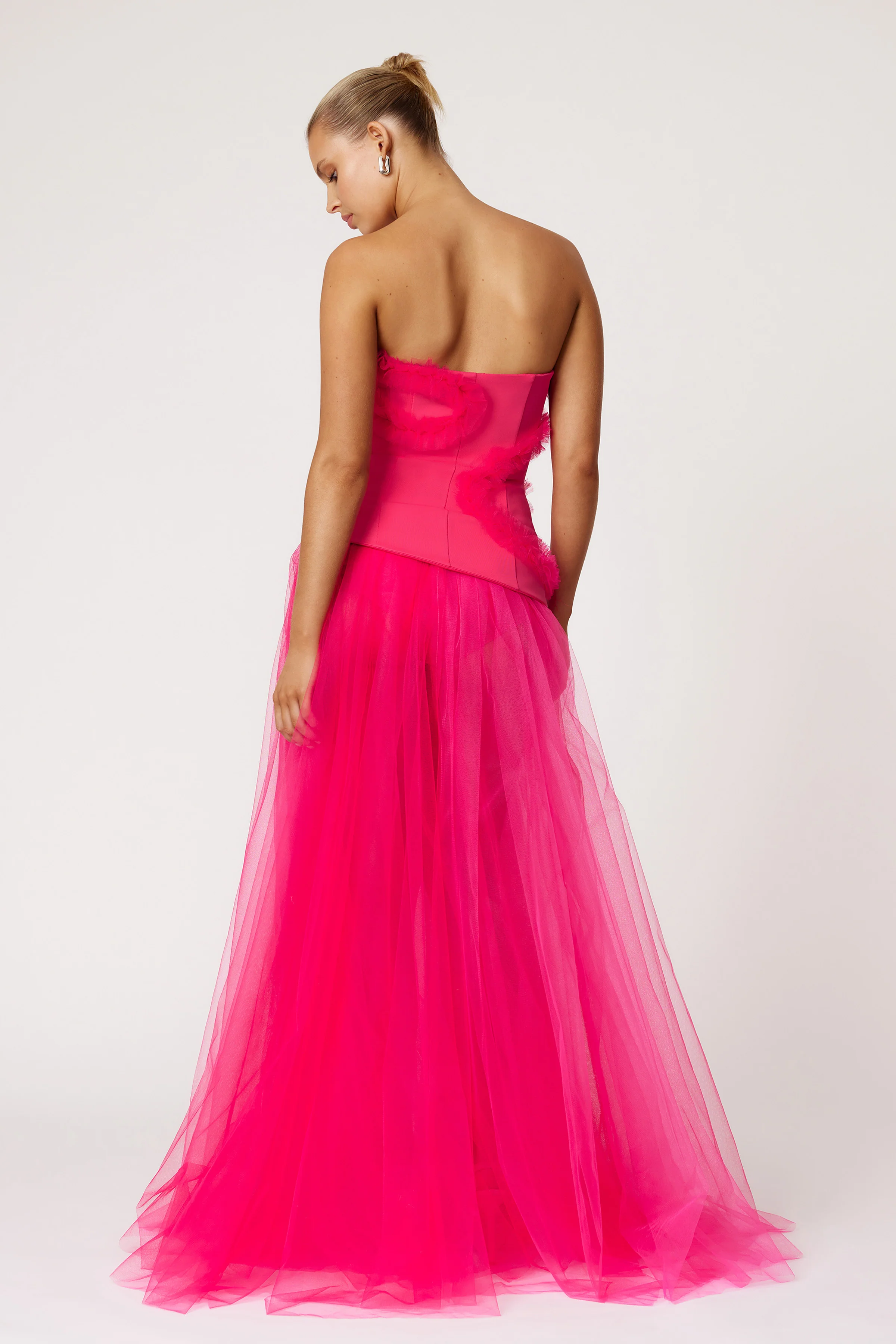 Emilie Dress - Raspberry - Image 6
