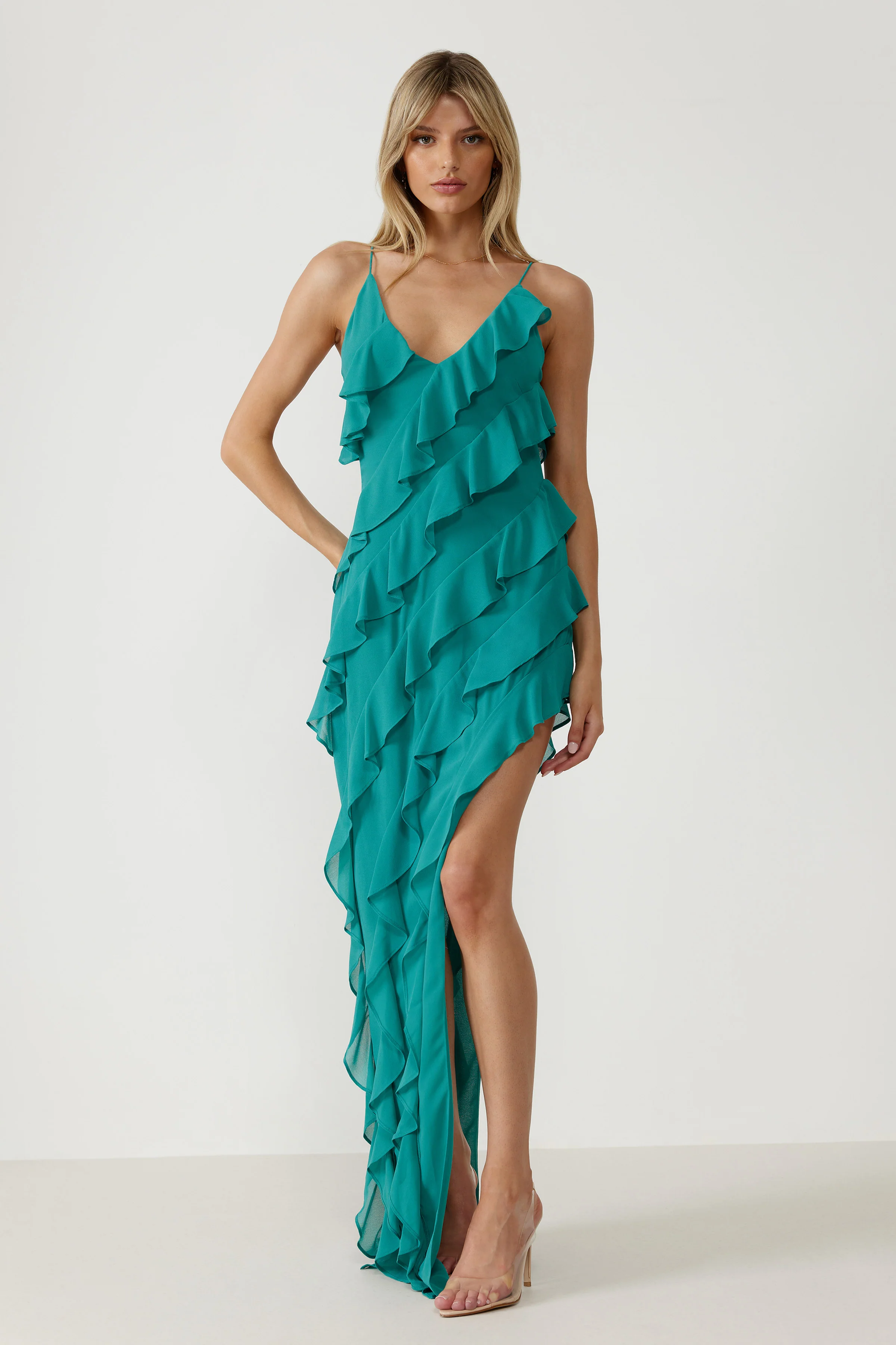 Etienne Dress - Deep Teal - Image 7