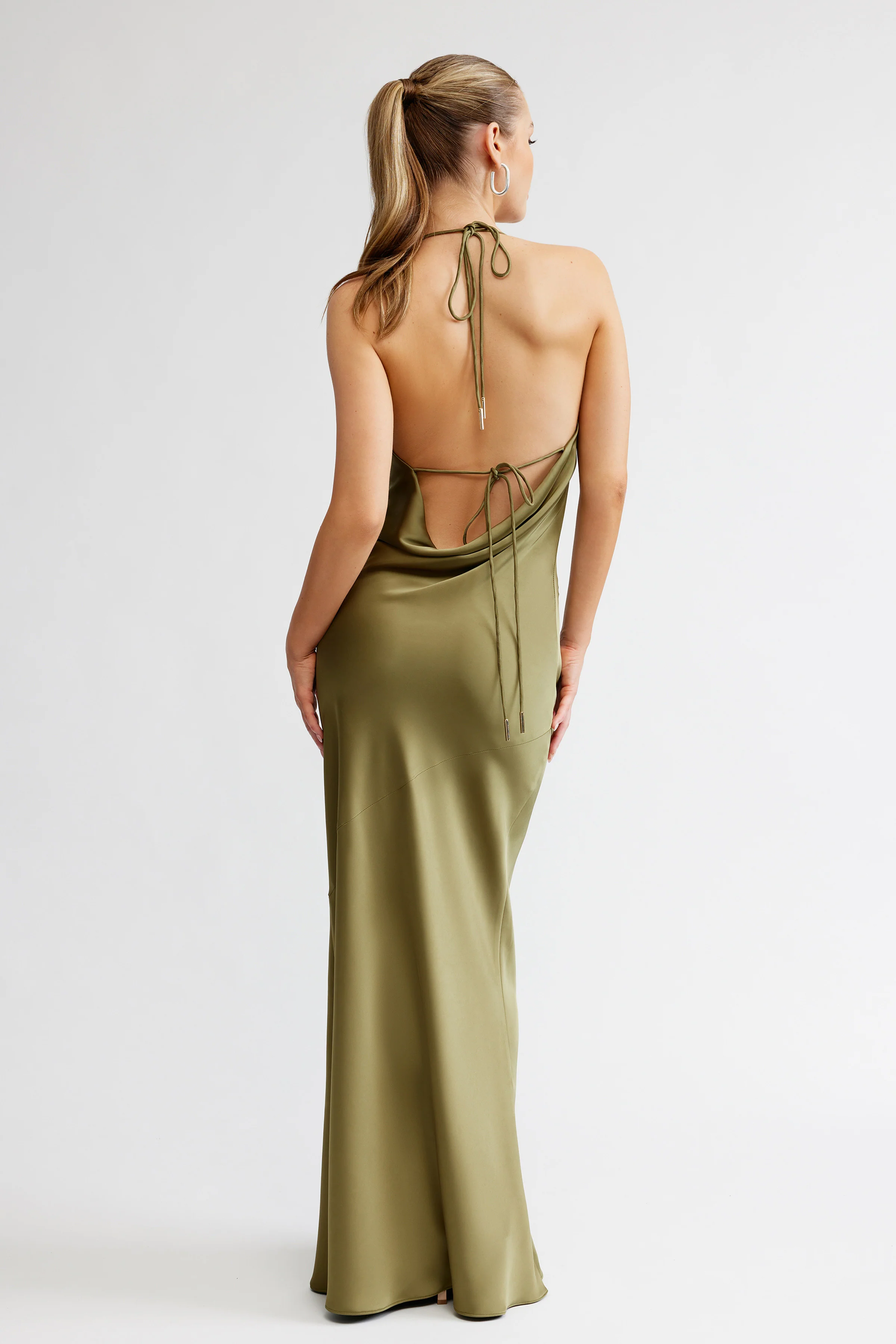 Freya Dress - Olive - Image 4