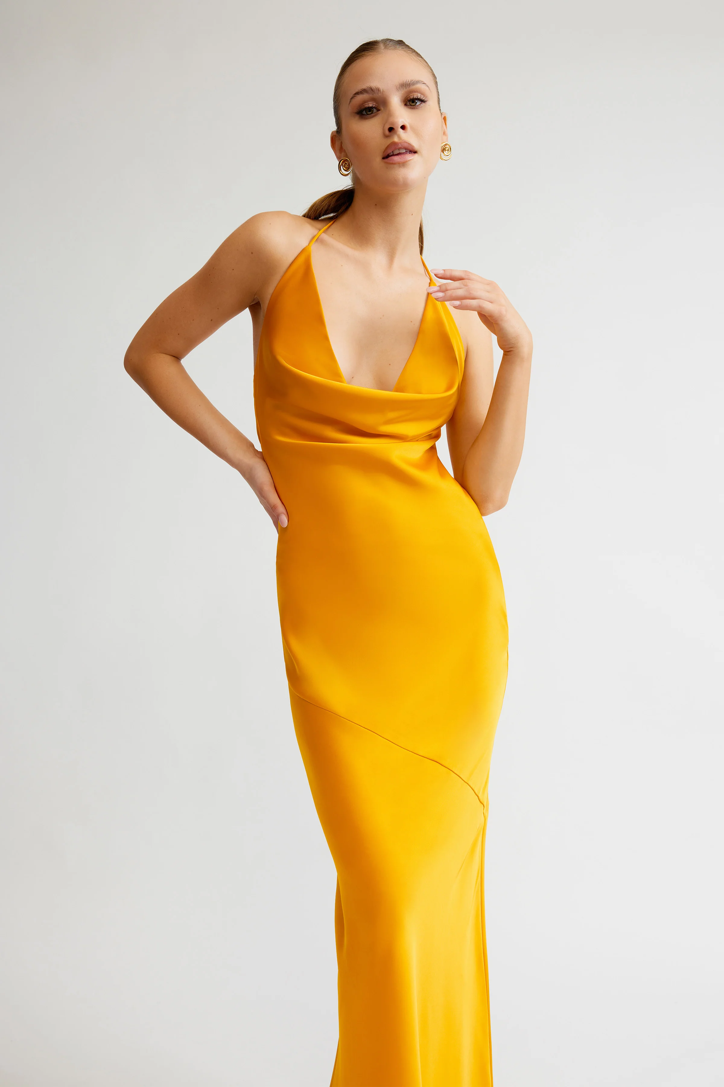 Freya Dress - Saffron - Image 3