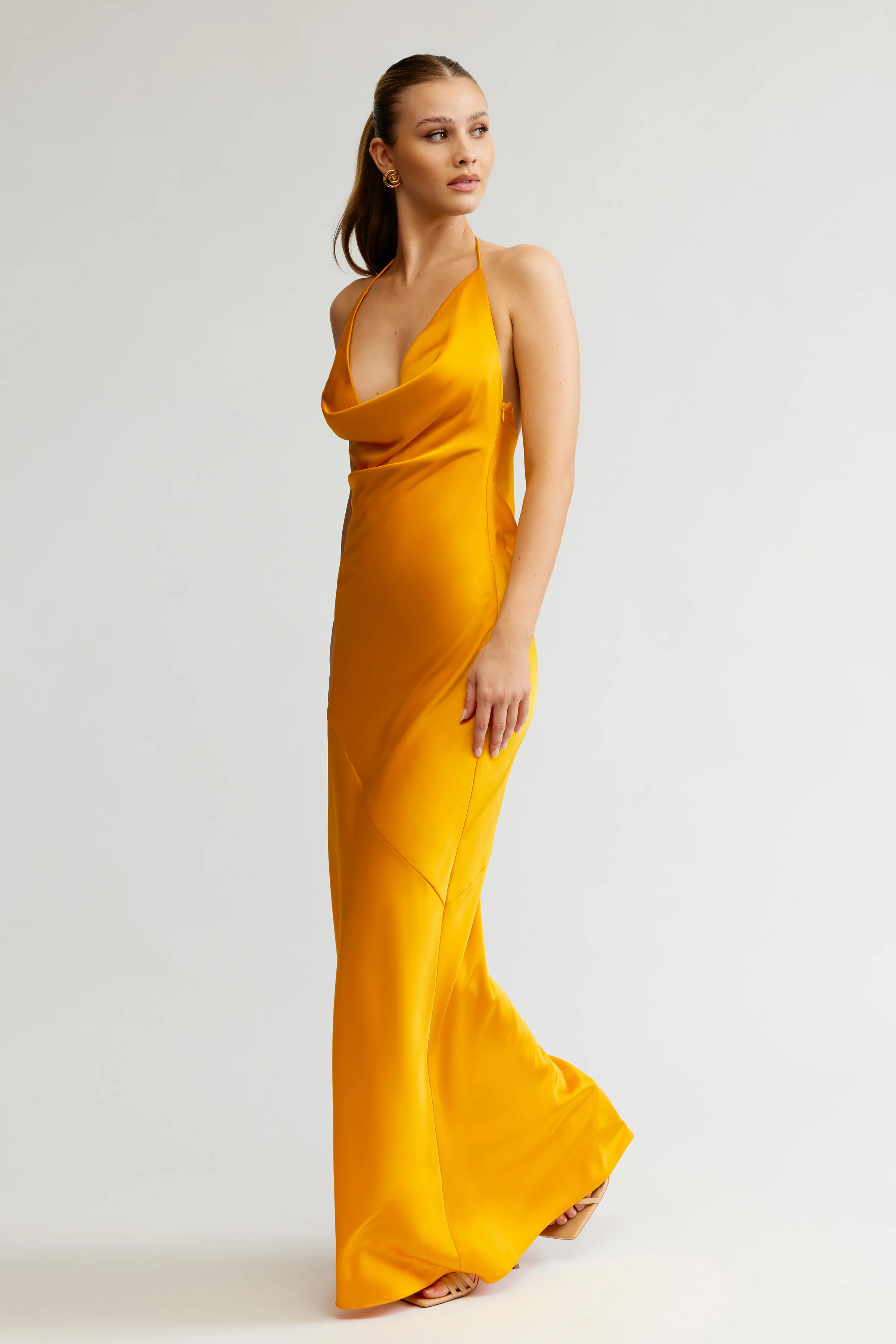 Freya Dress - Saffron - Image 7