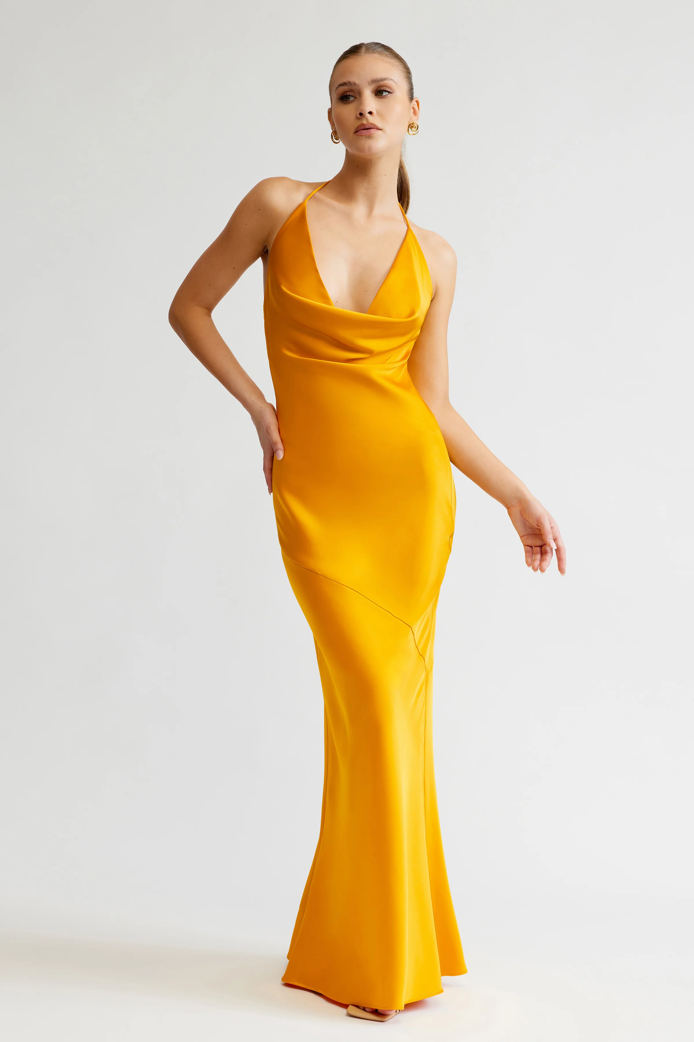 Freya Dress - Saffron - Image 8