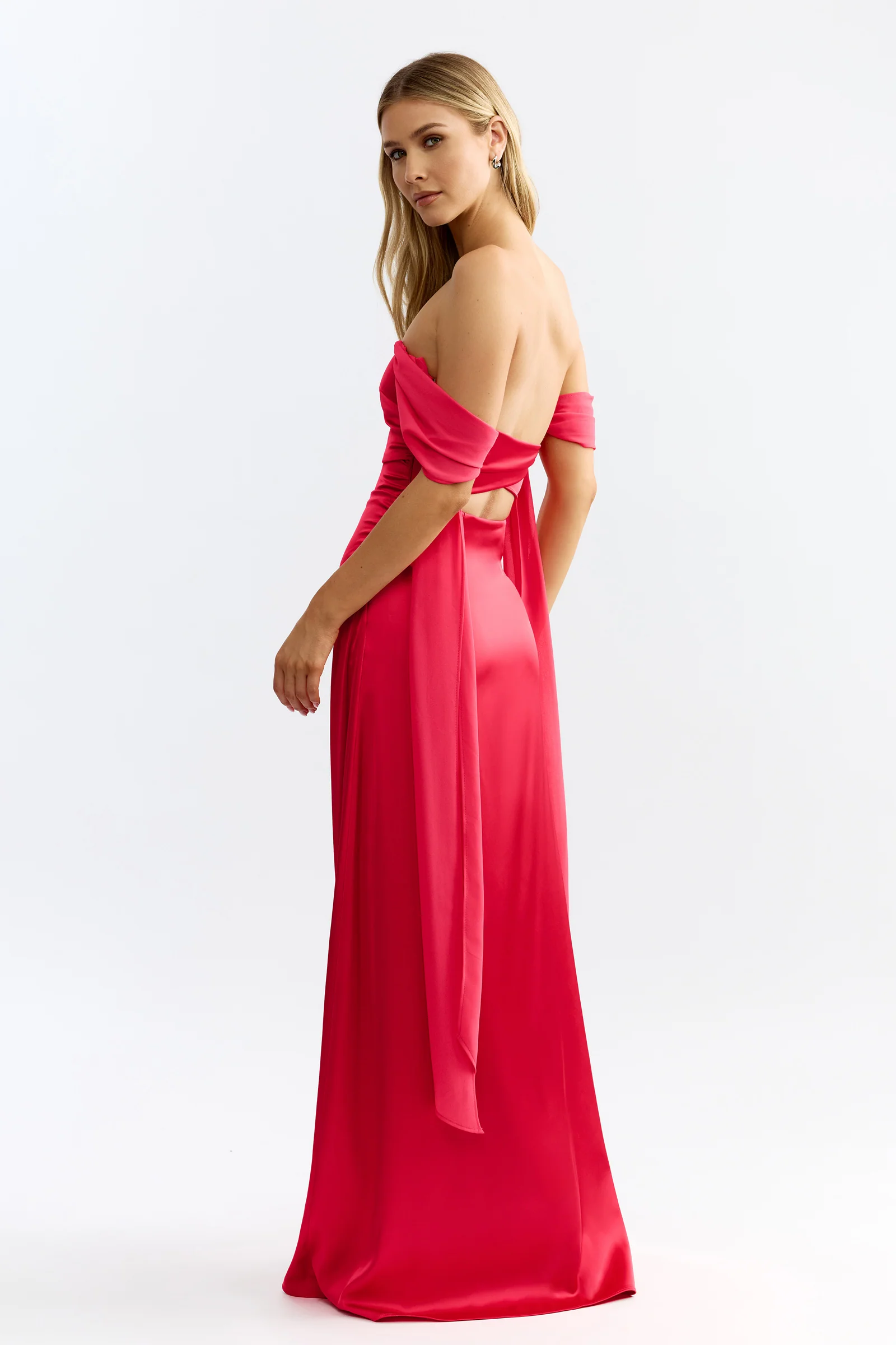 Hattie Dress - Raspberry - Image 2