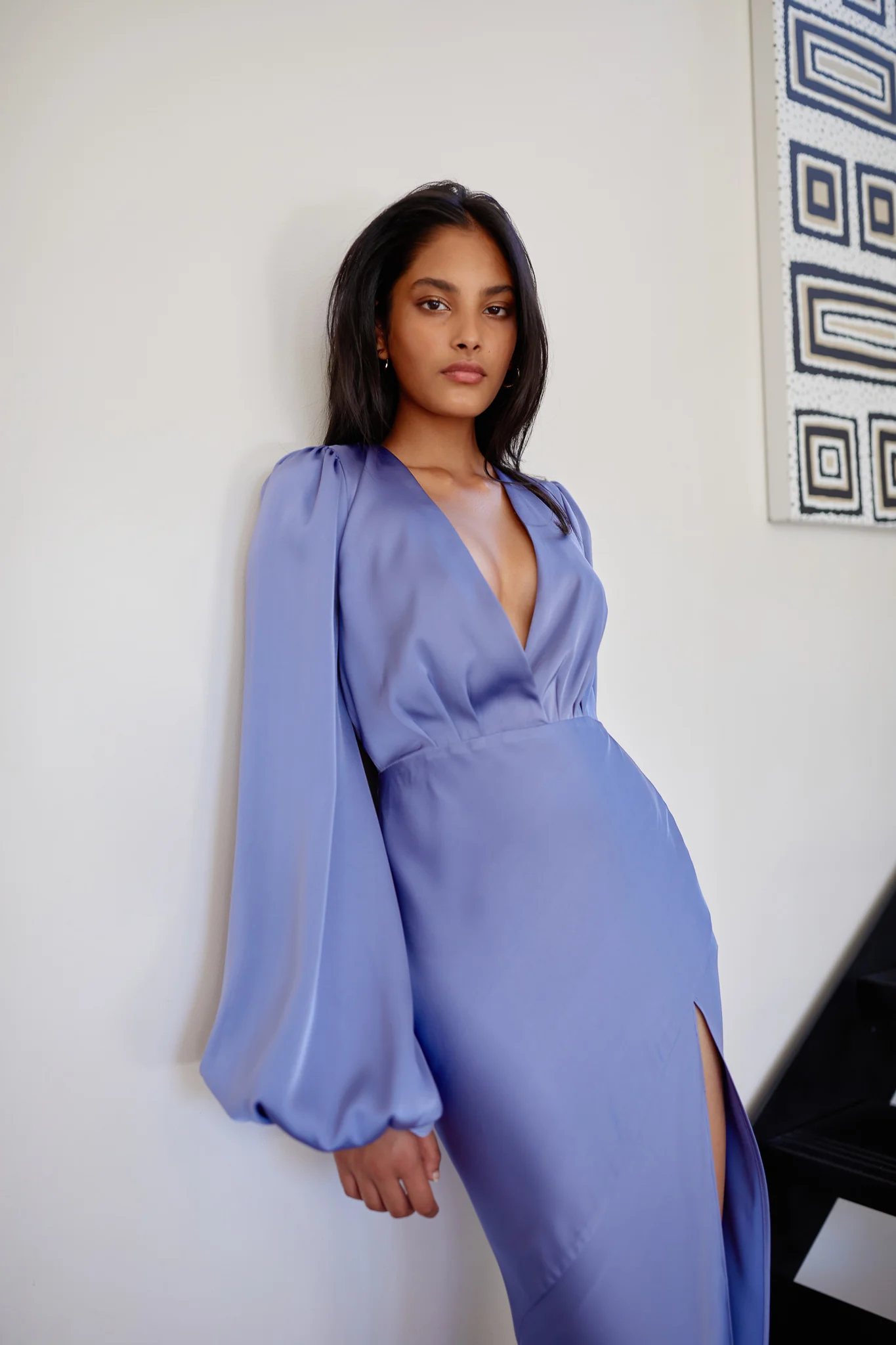 India Dress - Stone Blue - Image 2