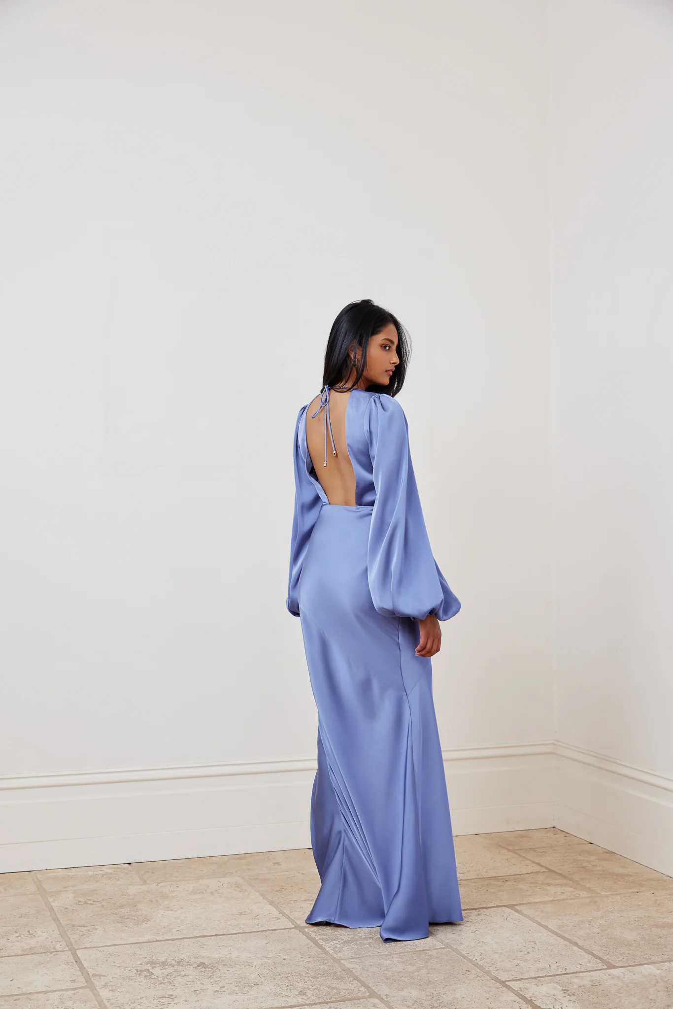 India Dress - Stone Blue - Image 3