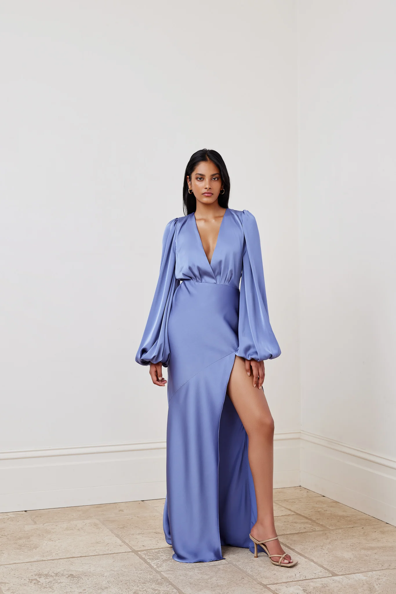 India Dress - Stone Blue - Image 4