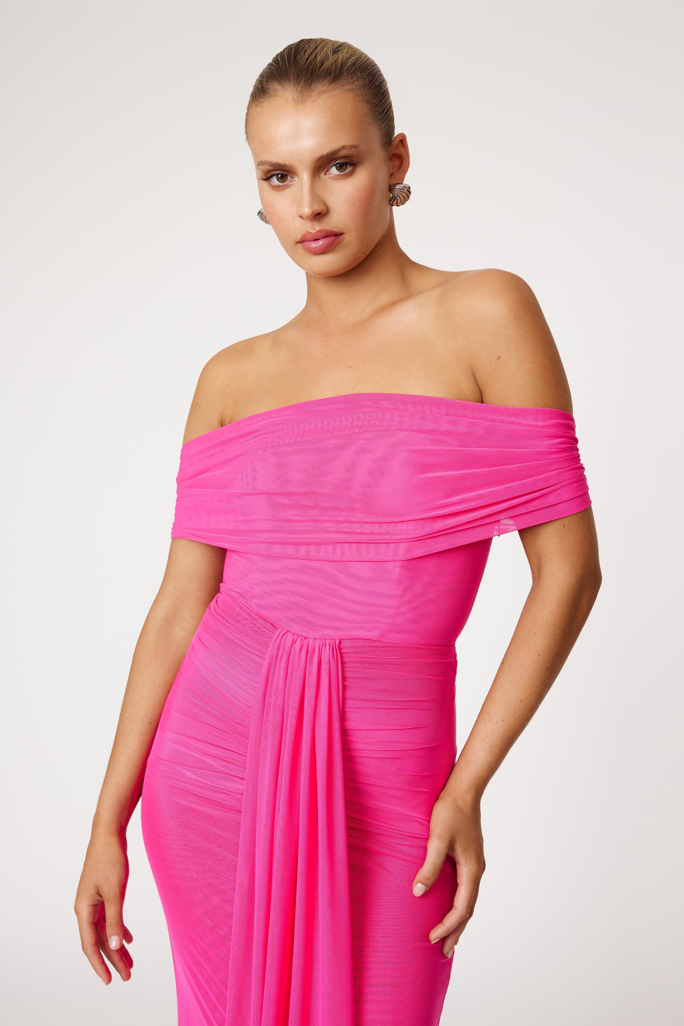 Jora Dress - Raspberry - Image 3