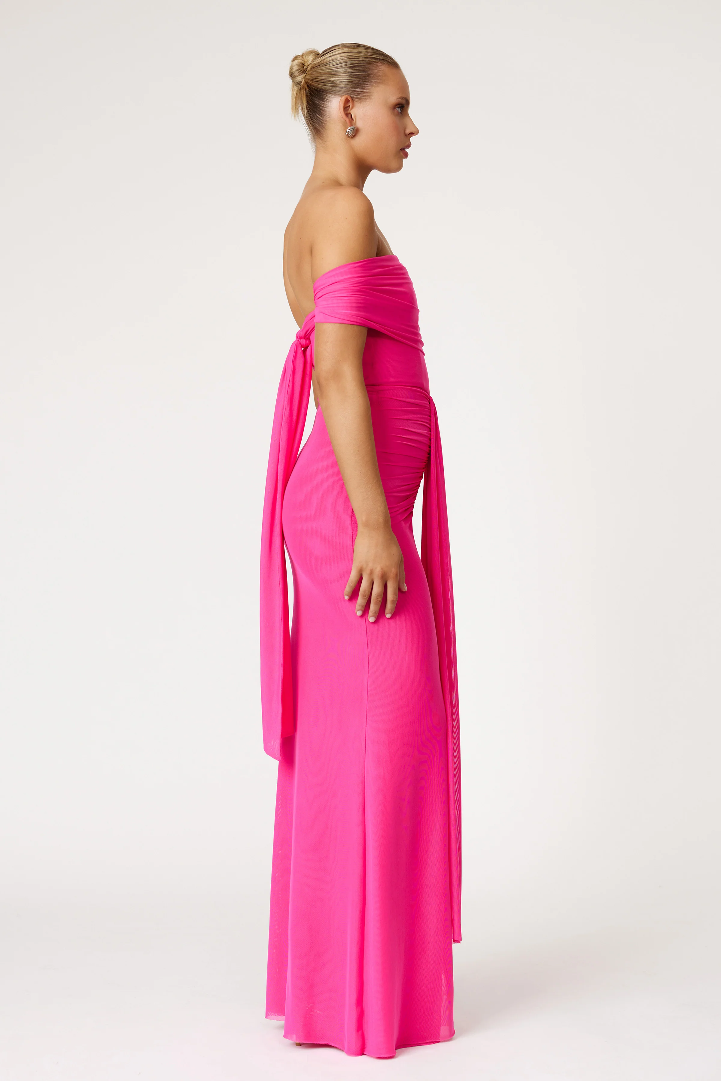 Jora Dress - Raspberry - Image 4