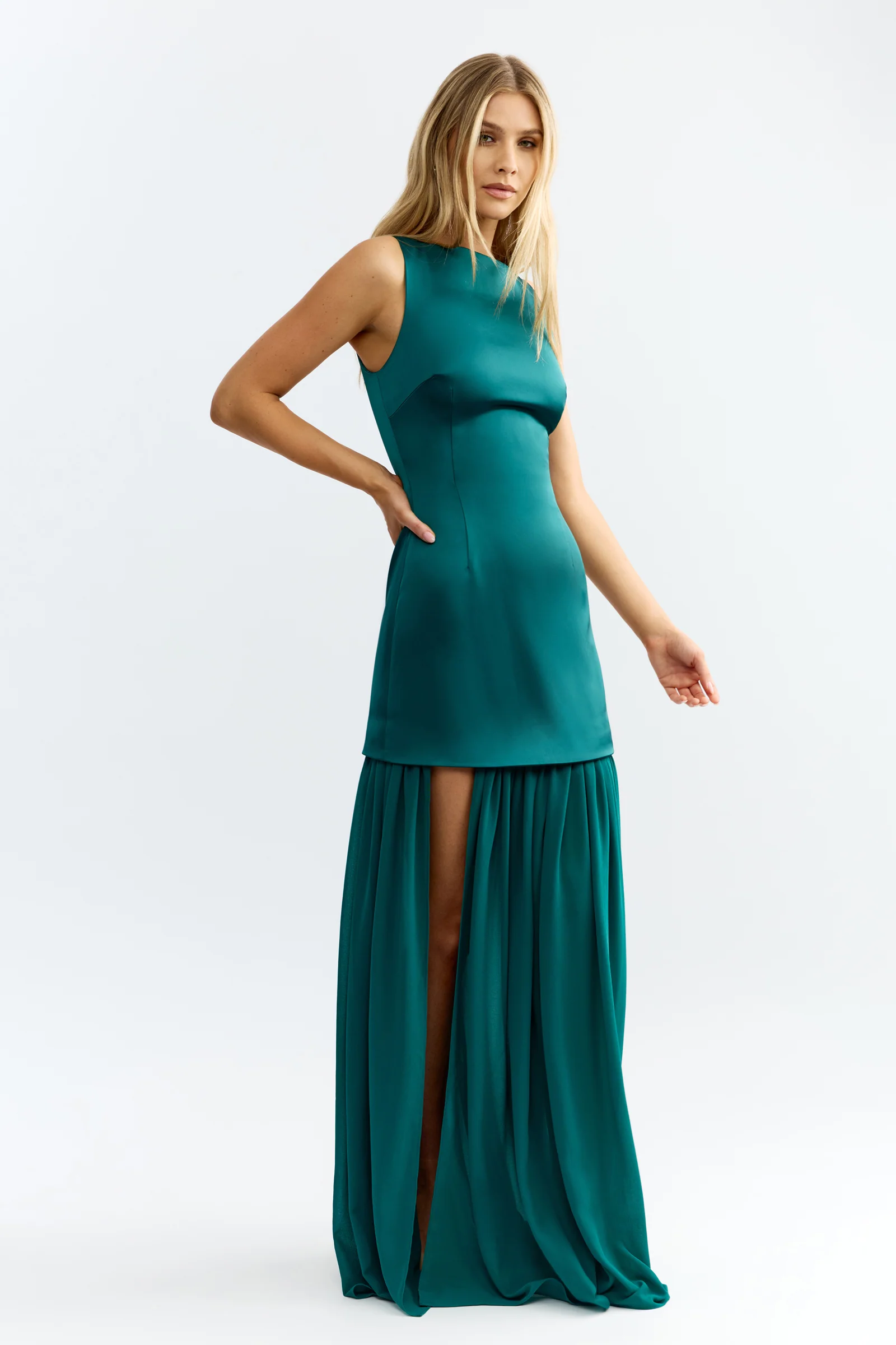 Julia Dress - Emerald - Image 3
