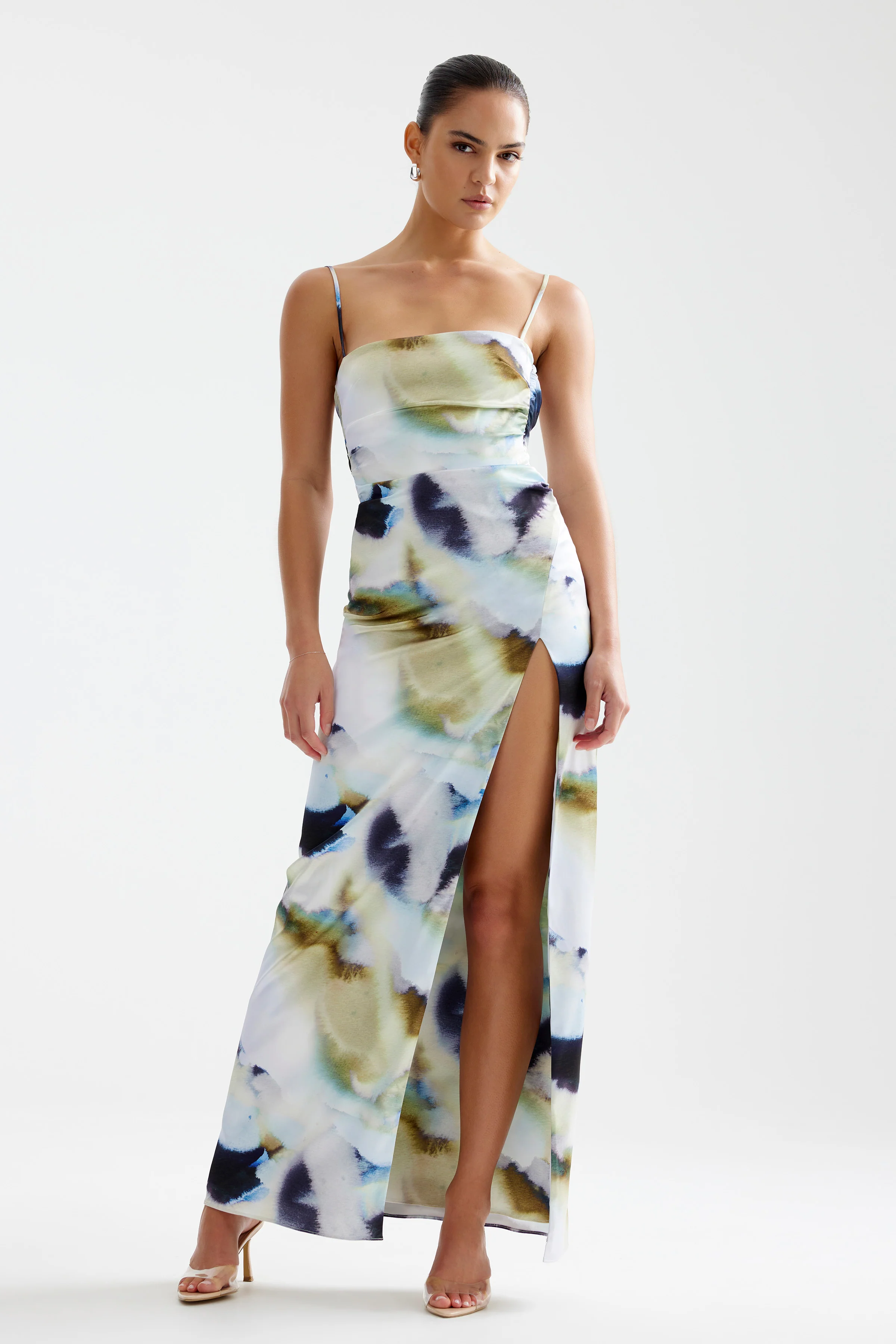 Kiri Dress - Blue Mineral Print - Image 4