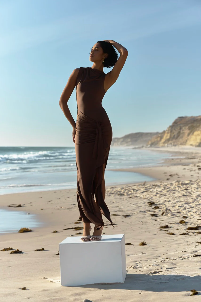 Koda Dress - Chocolate - Image 2
