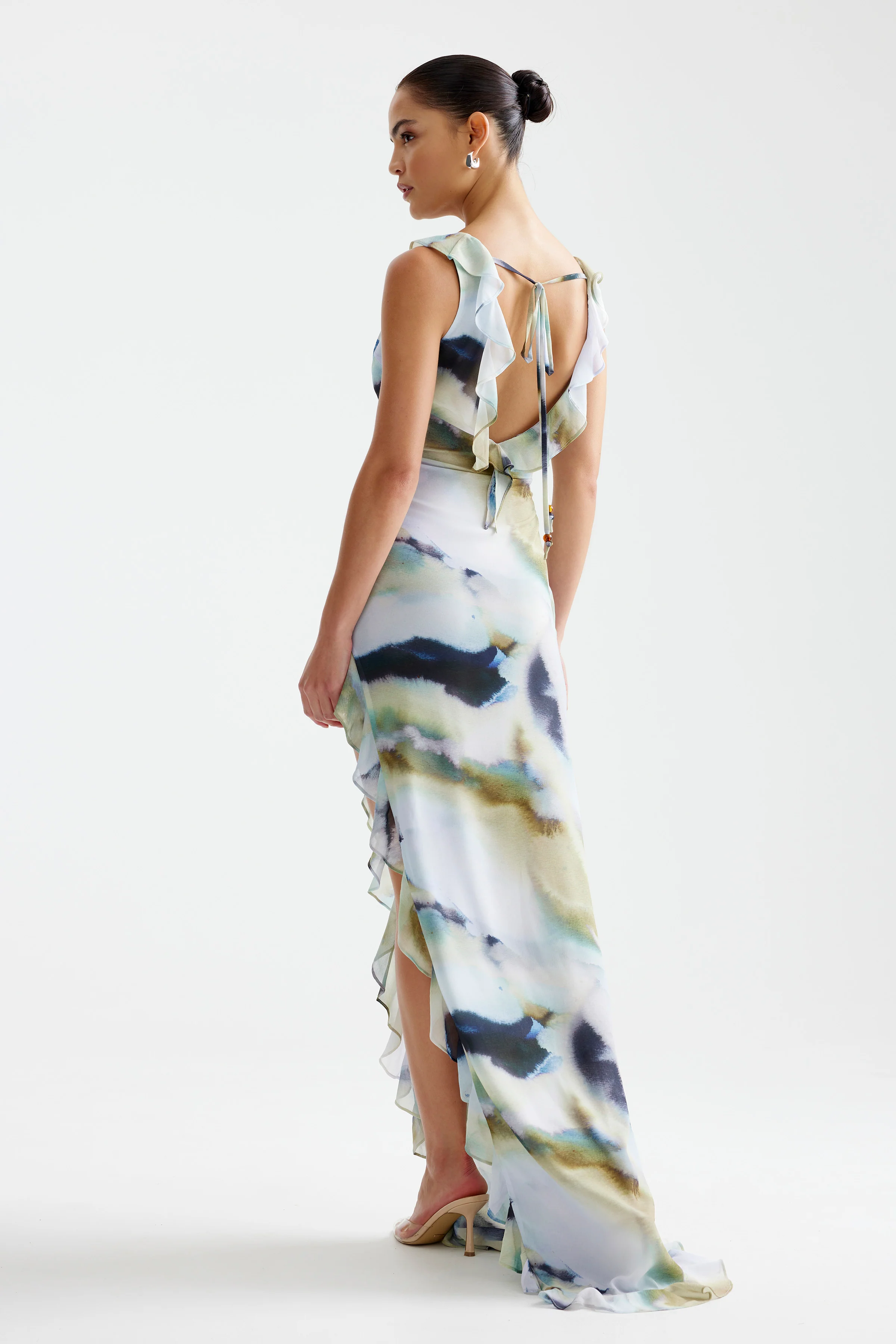 Laguna Dress - Blue Mineral Print - Image 3