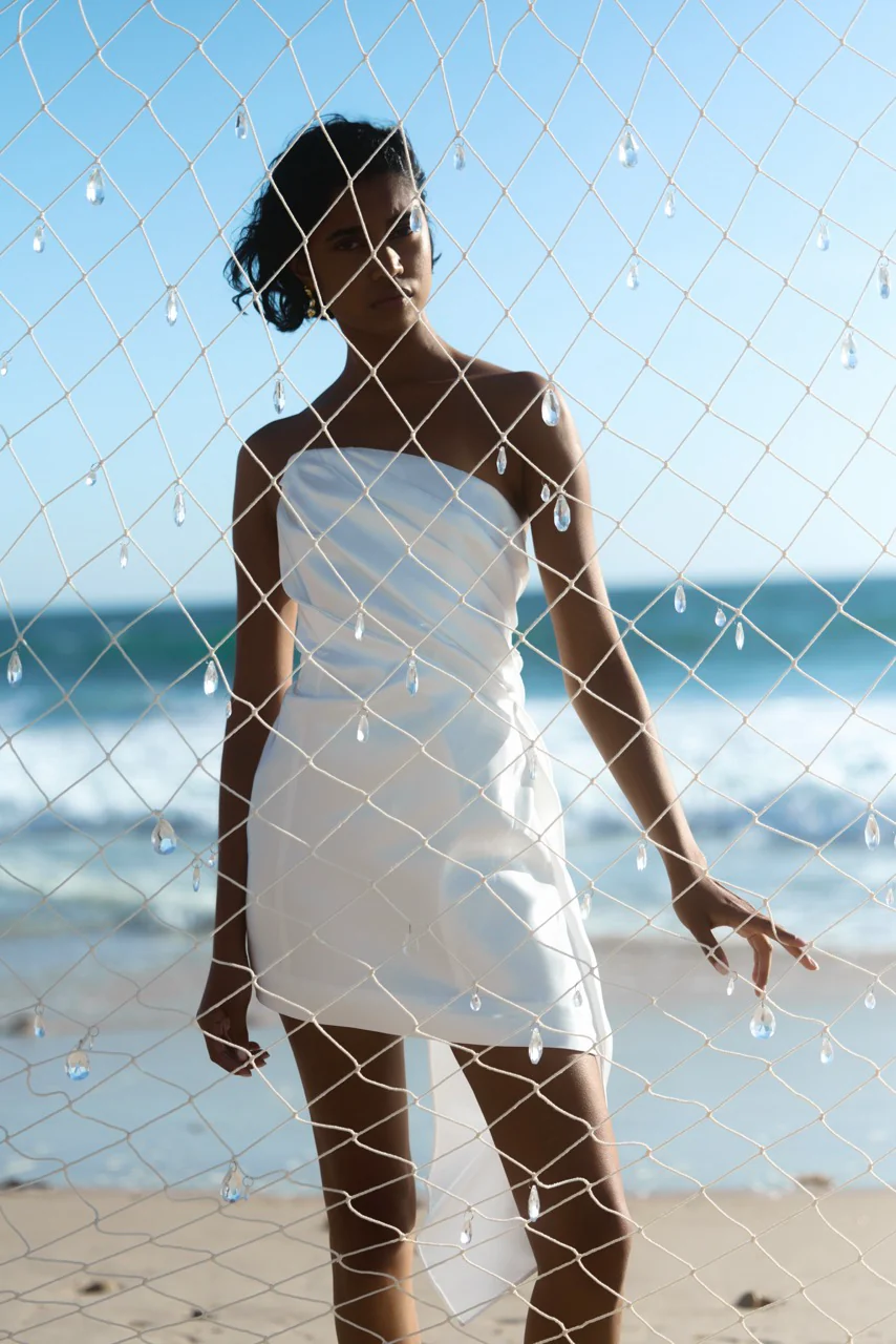 Lena Dress - White - Image 2
