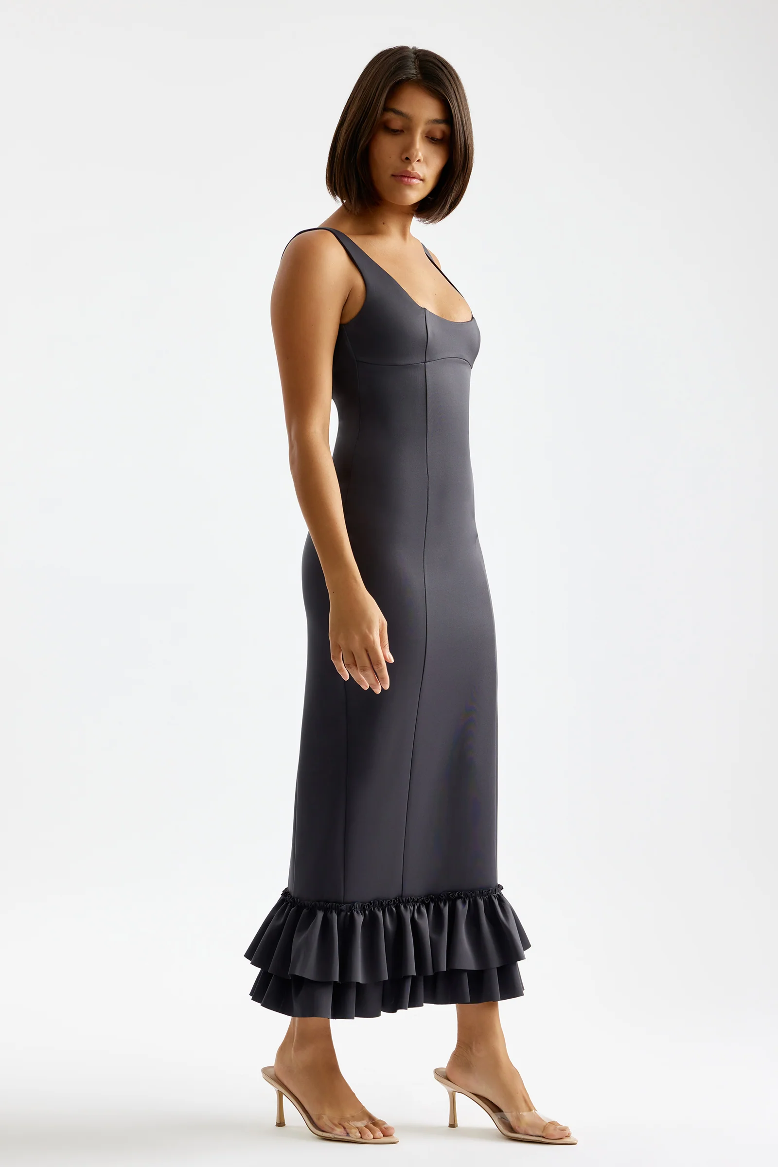 Lolita Dress - Charcoal - Image 3