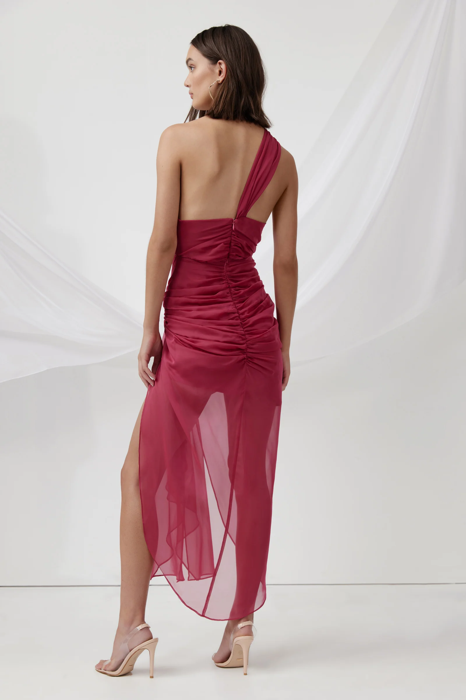 Lotus Dress - Raspberry - Image 4