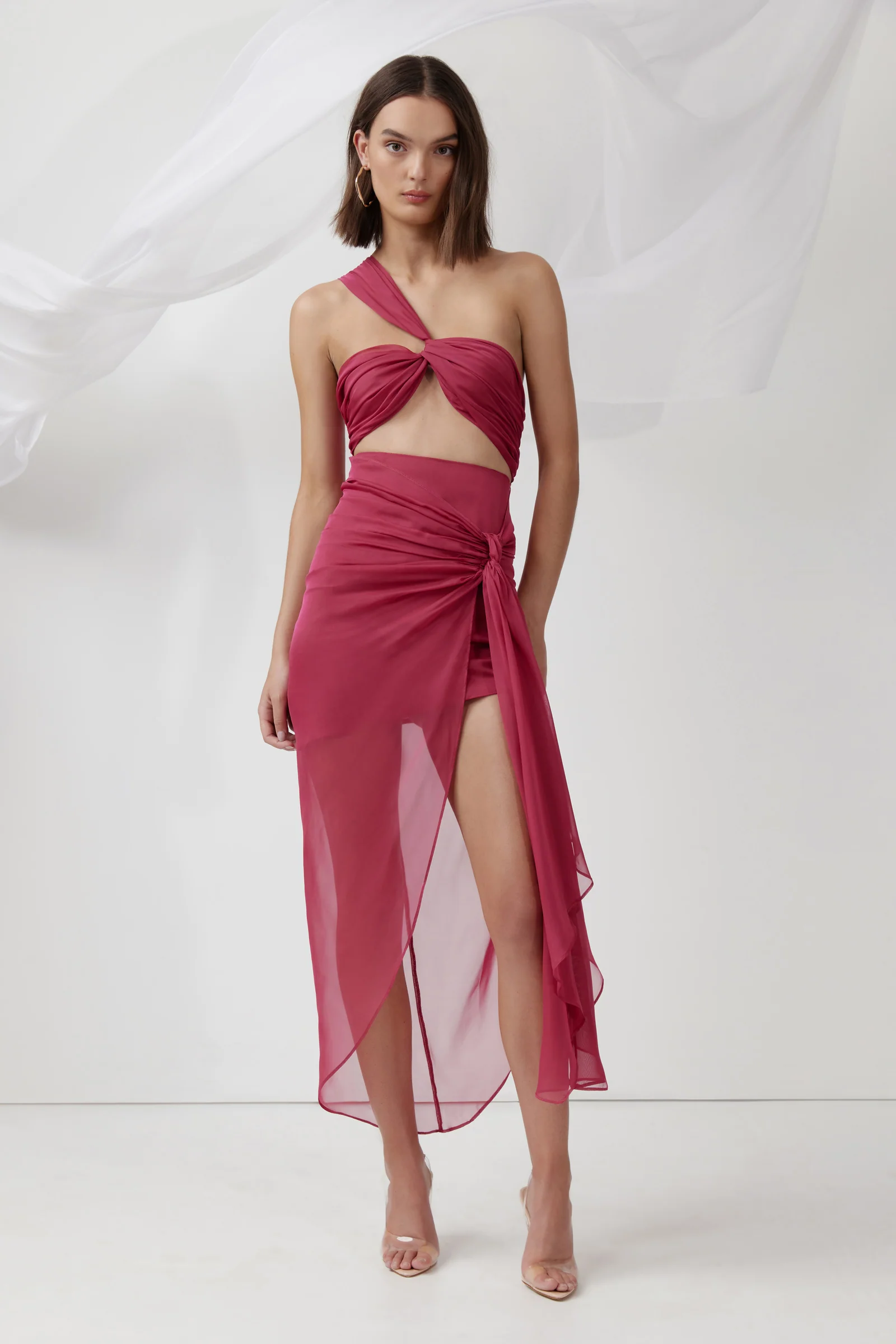 Lotus Dress - Raspberry - Image 7