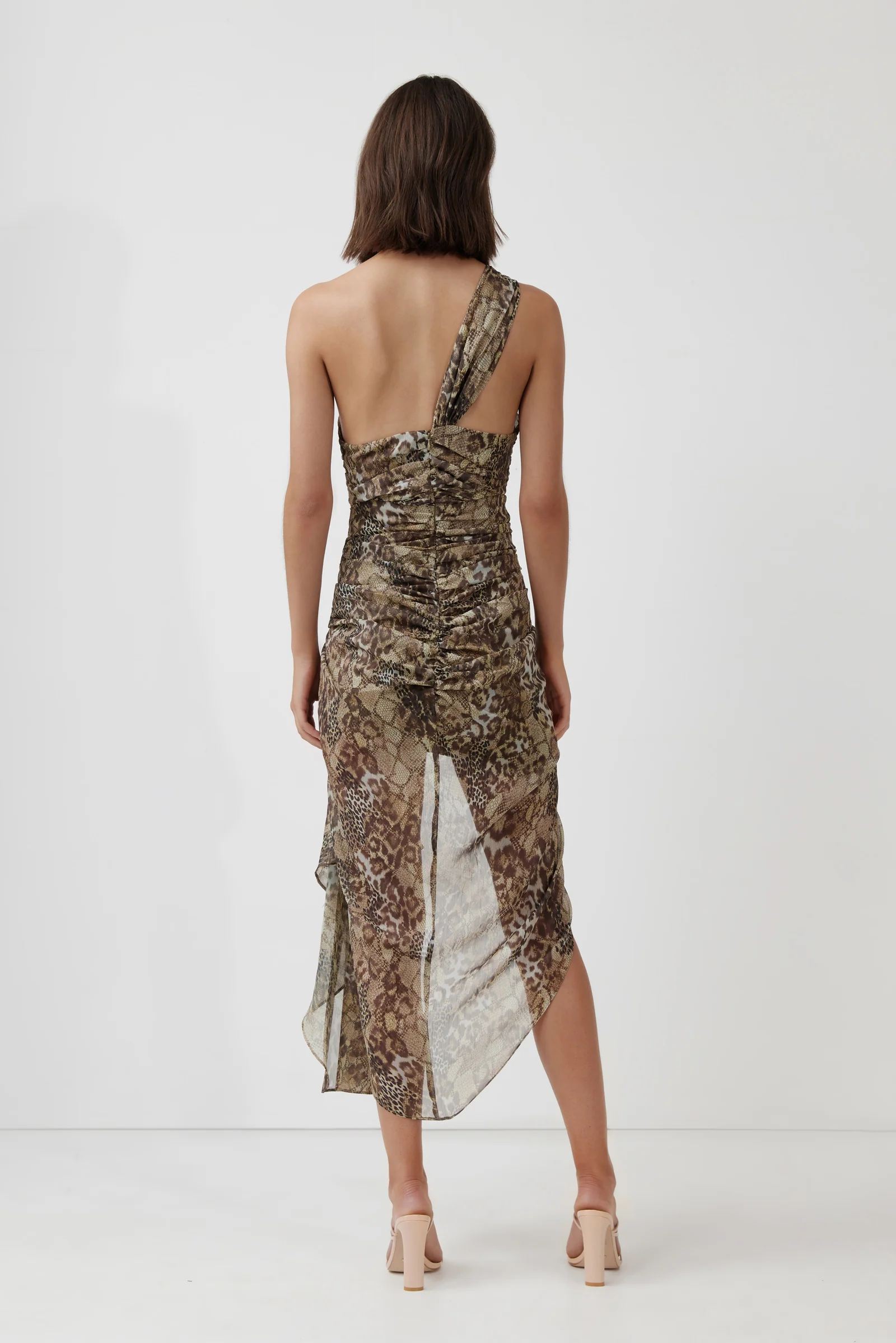 Lotus Dress - Wild Olive Print - Image 5