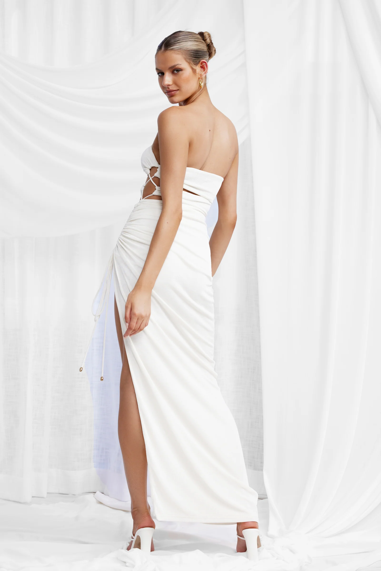 Luiz  Dress - Ivory - Image 9