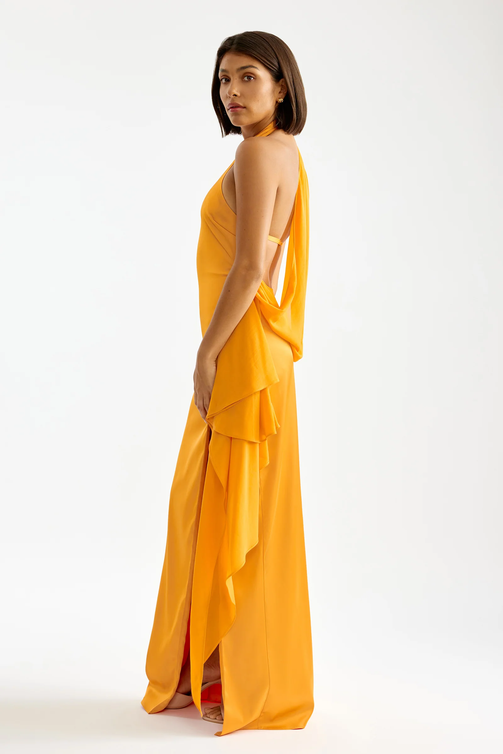 Mona Dress - Orange - Image 4