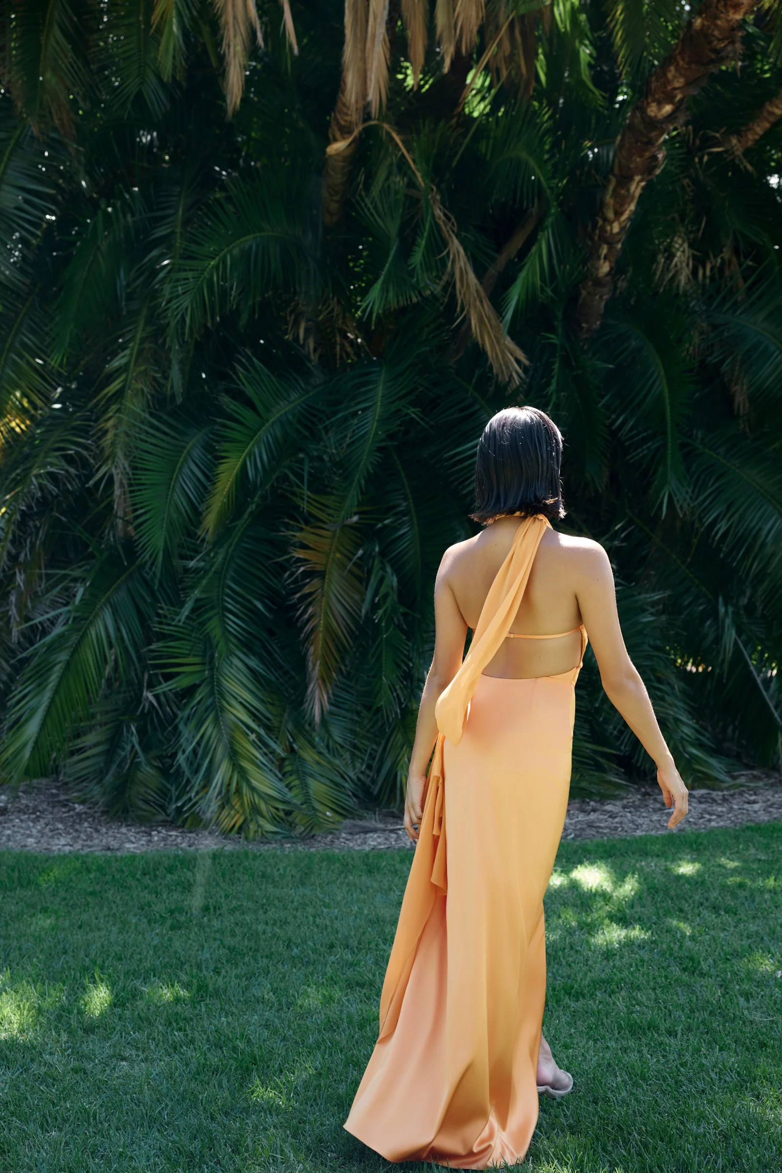Mona Dress - Orange - Image 5