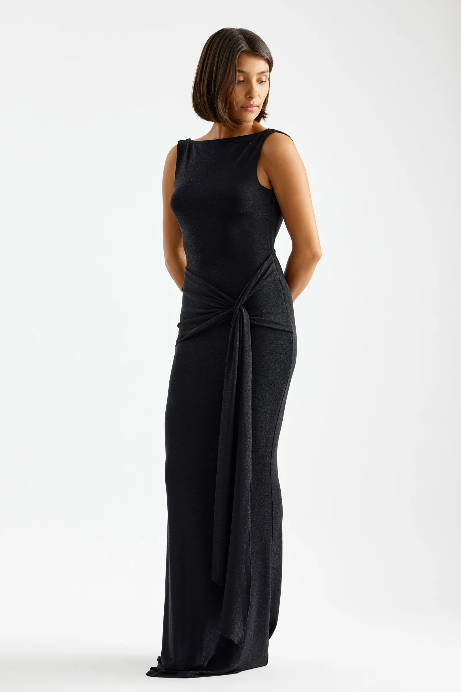 Nahla Dress - Black - Image 4