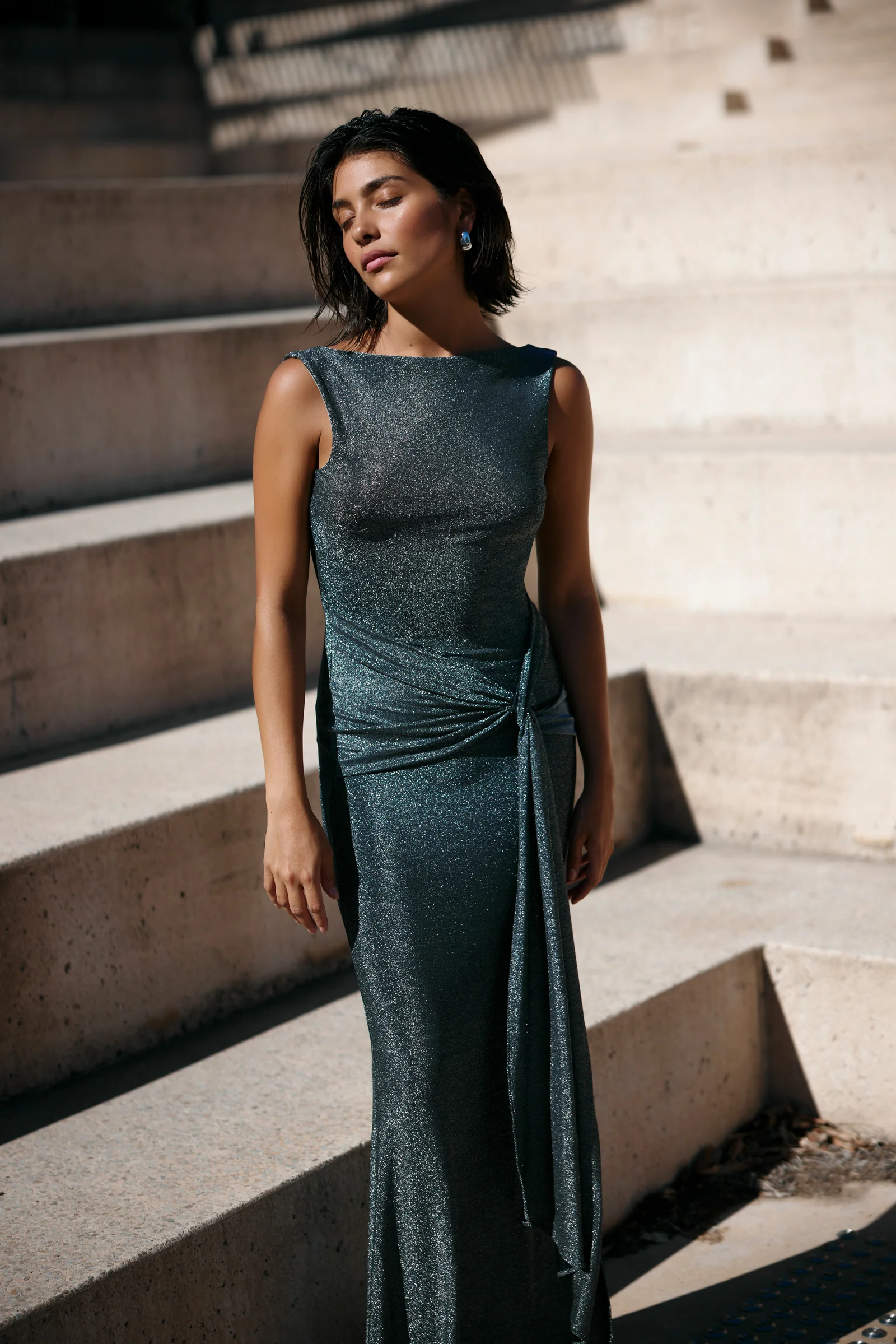 Nahla Dress - Silver - Image 2