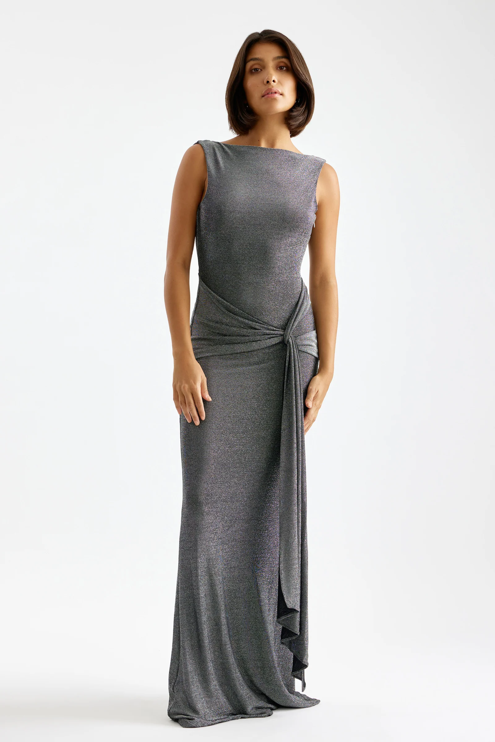 Nahla Dress - Silver - Image 3