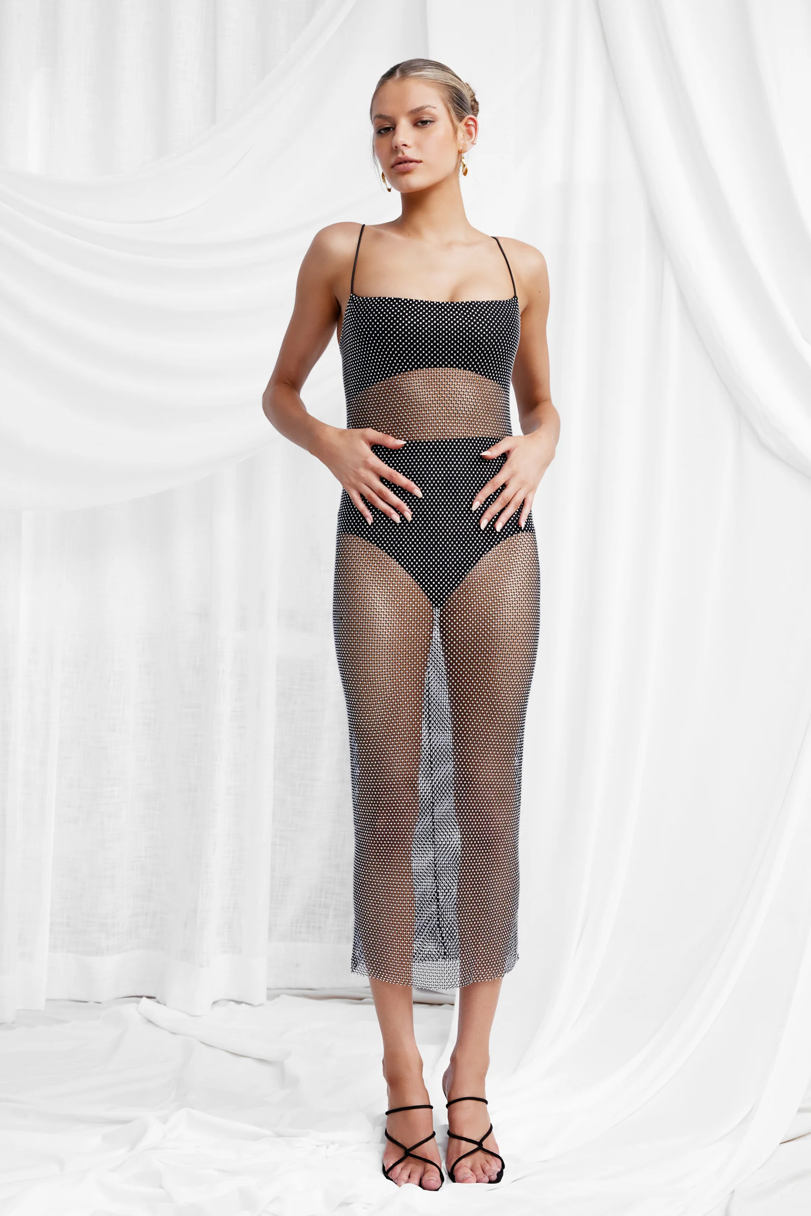 Nina Dress - Black - Image 8