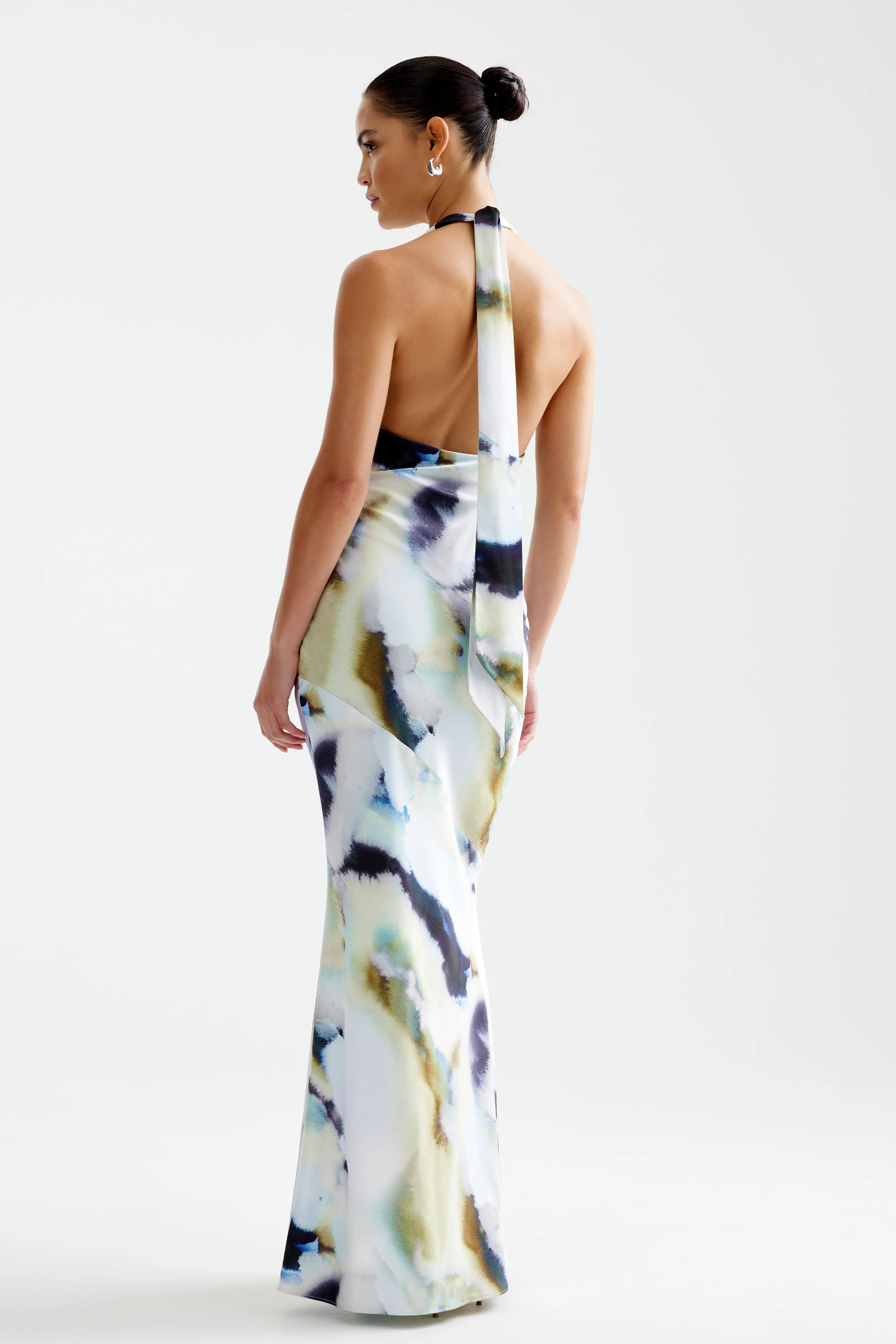 Novia Dress - Blue Mineral Print - Image 4