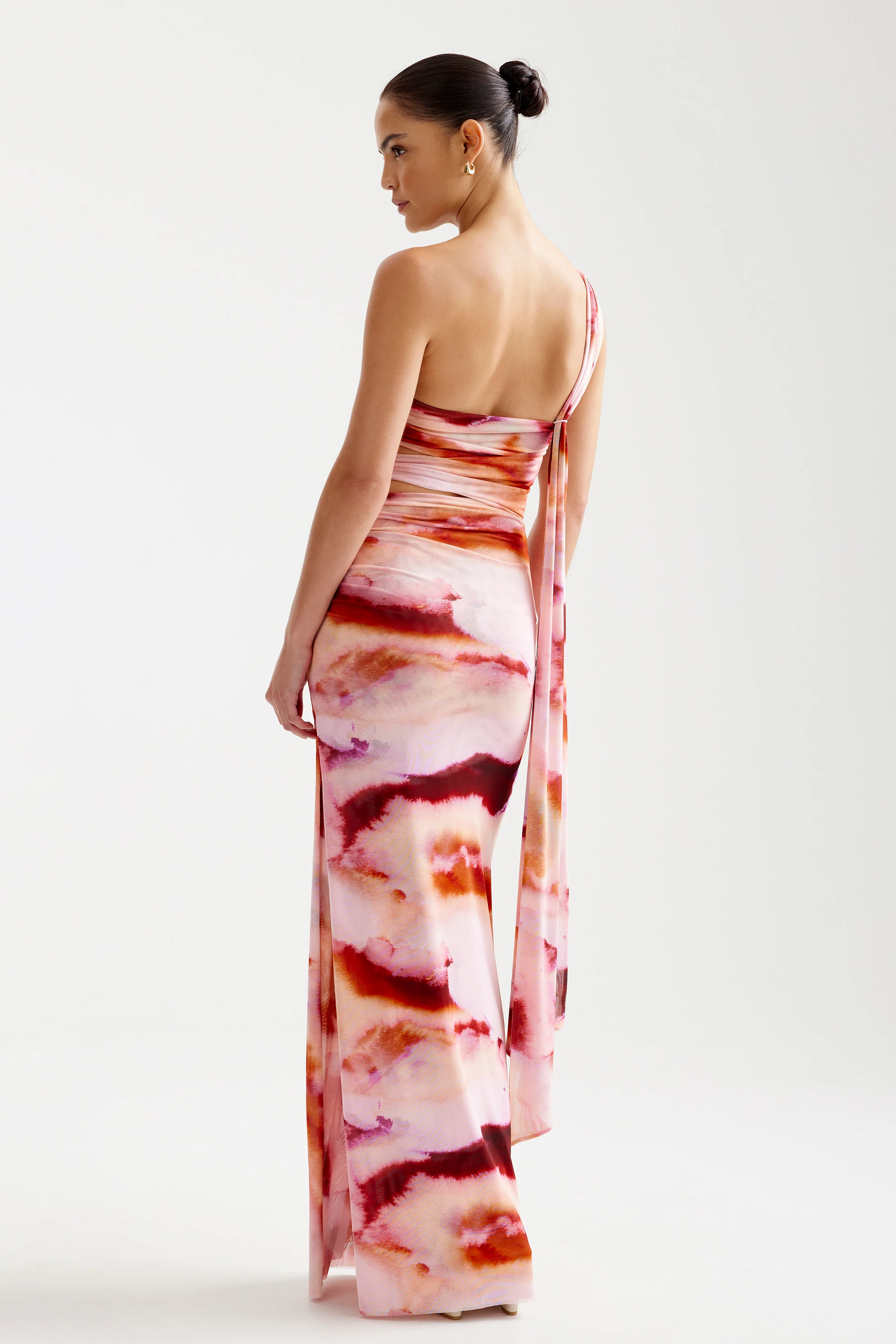 Nuri Dress - Pink Mineral Print - Image 5